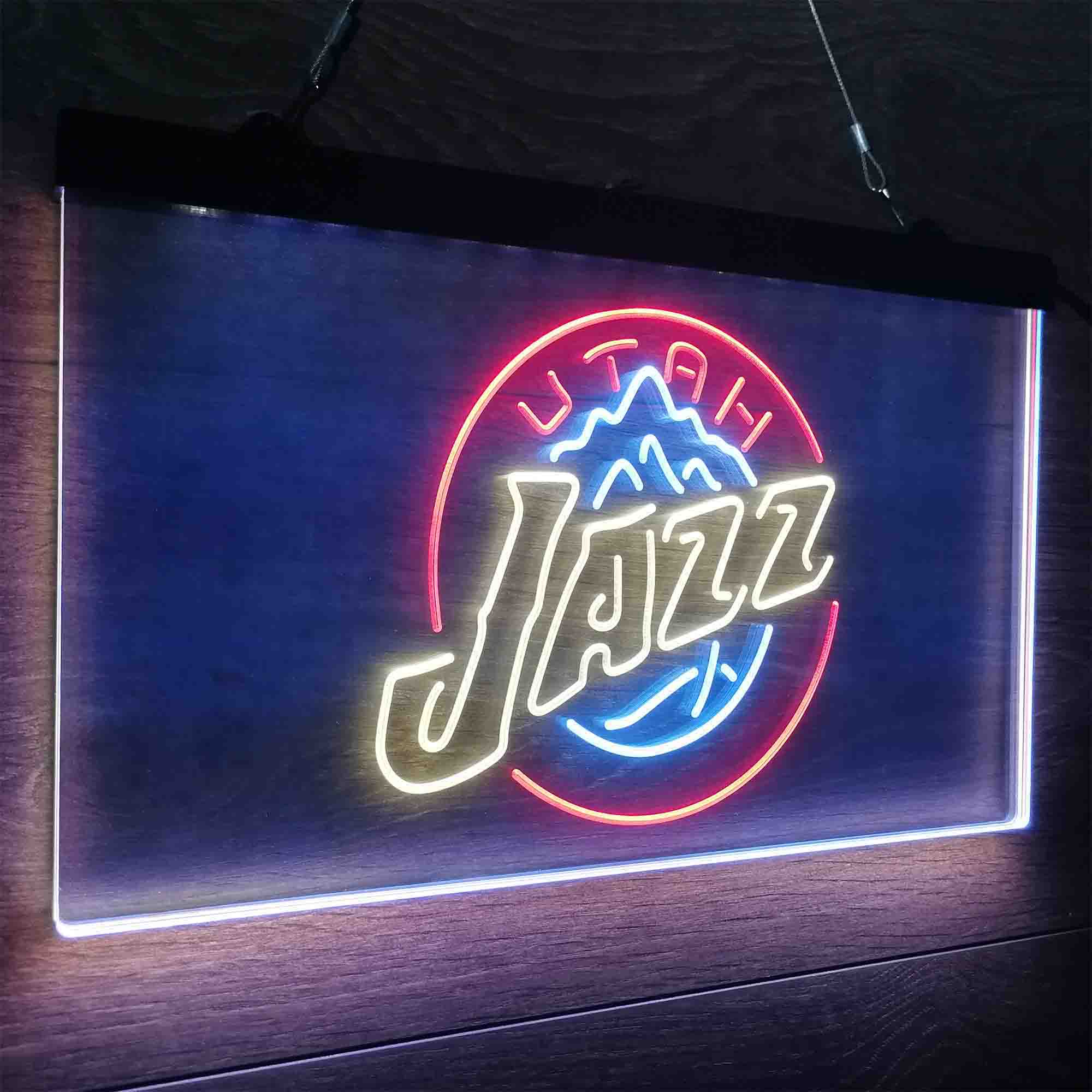 Utah League Pub Club Jazz Neon LED Sign 3 Colors