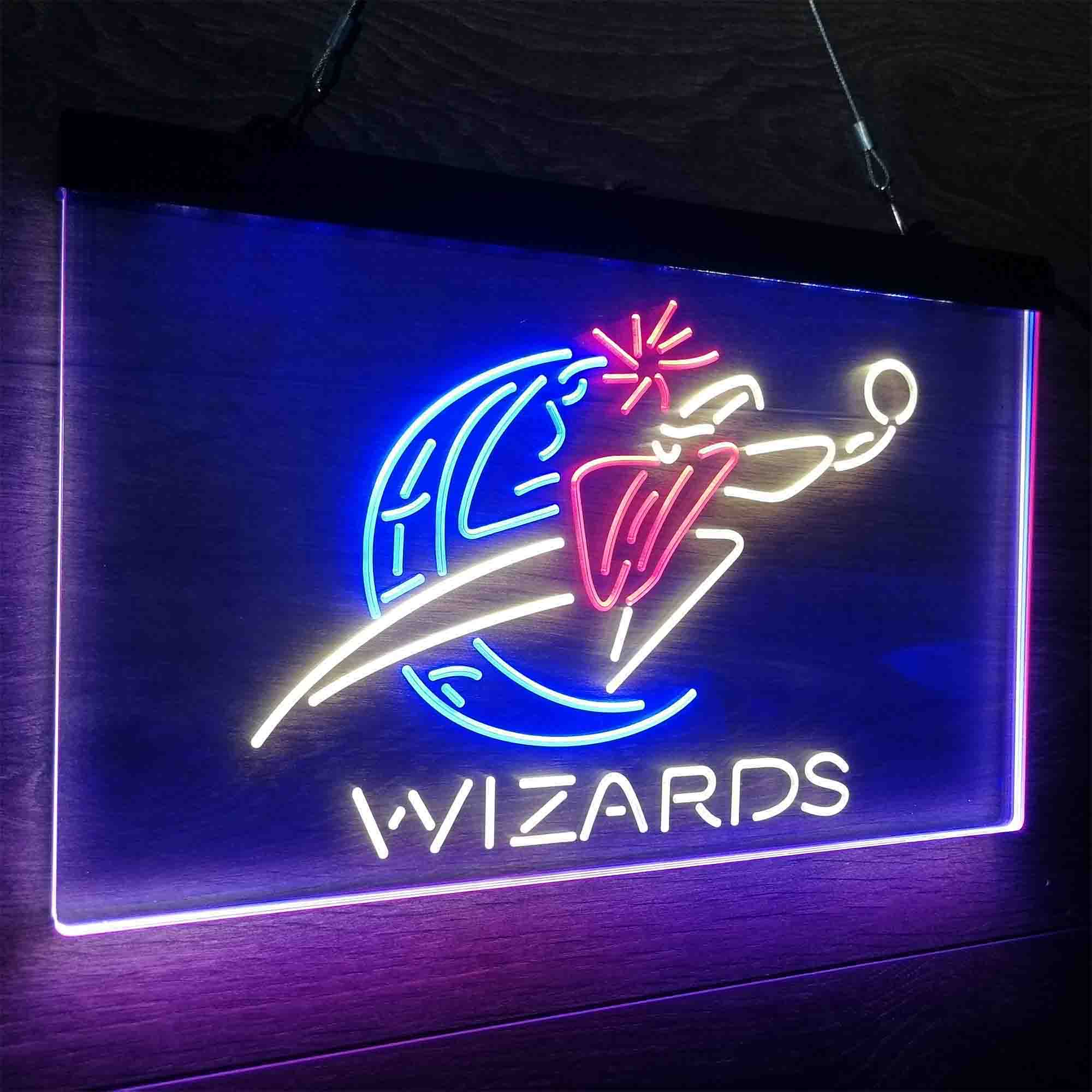 Washington Wizards Neon LED Sign 3 Colors