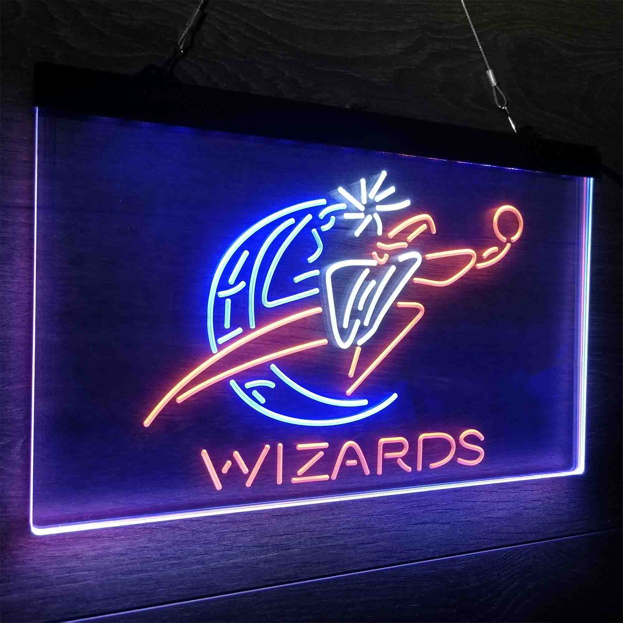 Washington Wizards Neon LED Sign 3 Colors