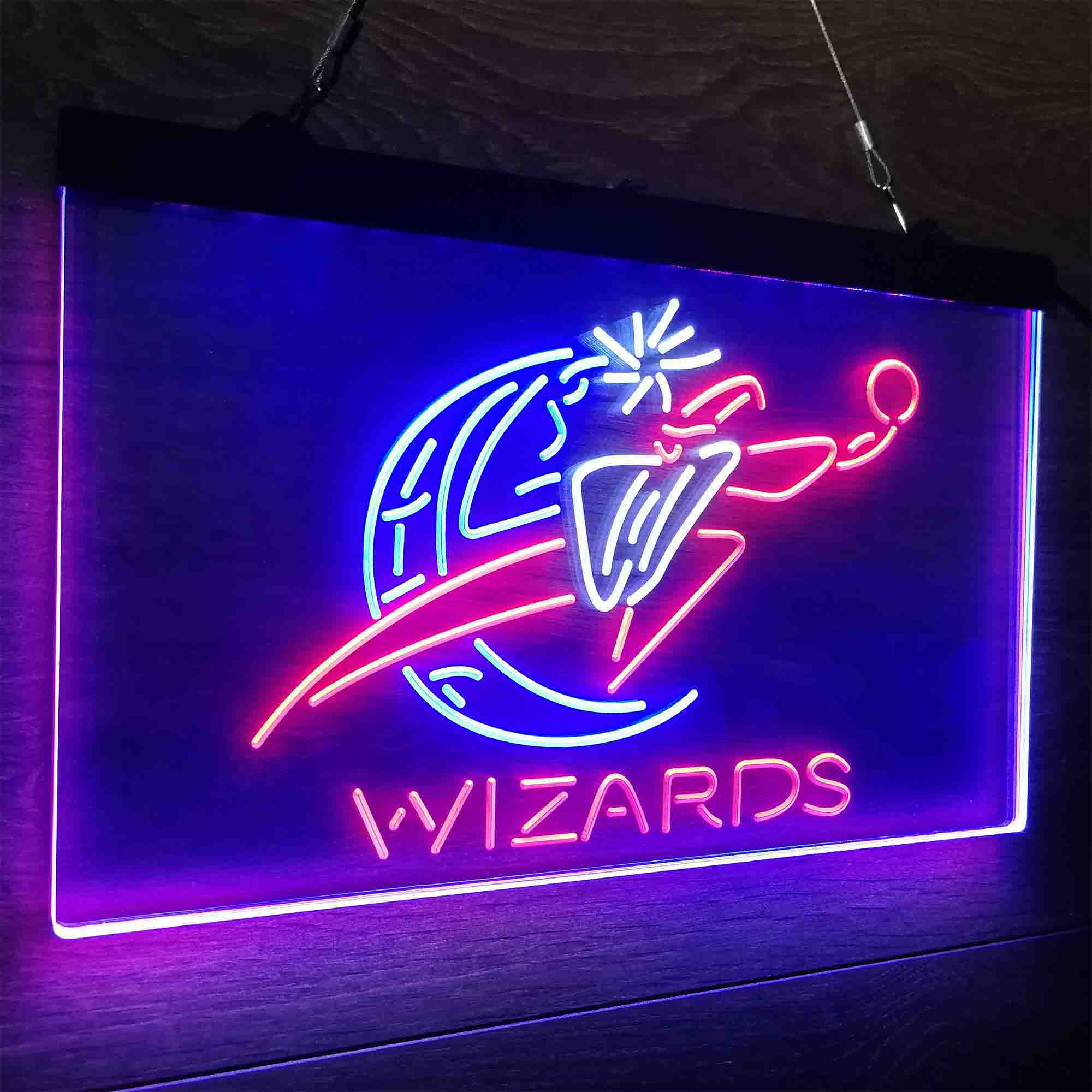 Washington Wizards Neon LED Sign 3 Colors