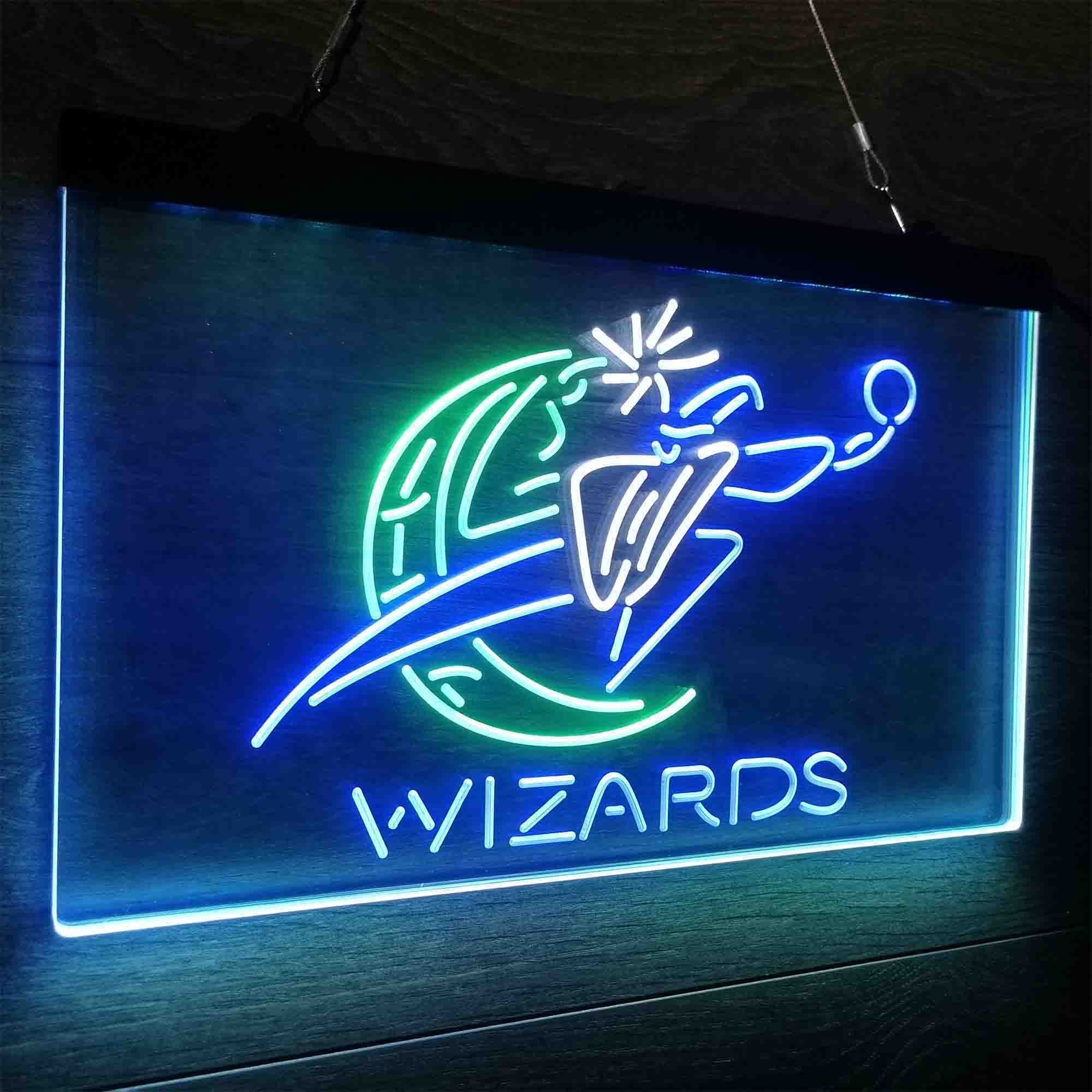 Washington Wizards Neon LED Sign 3 Colors