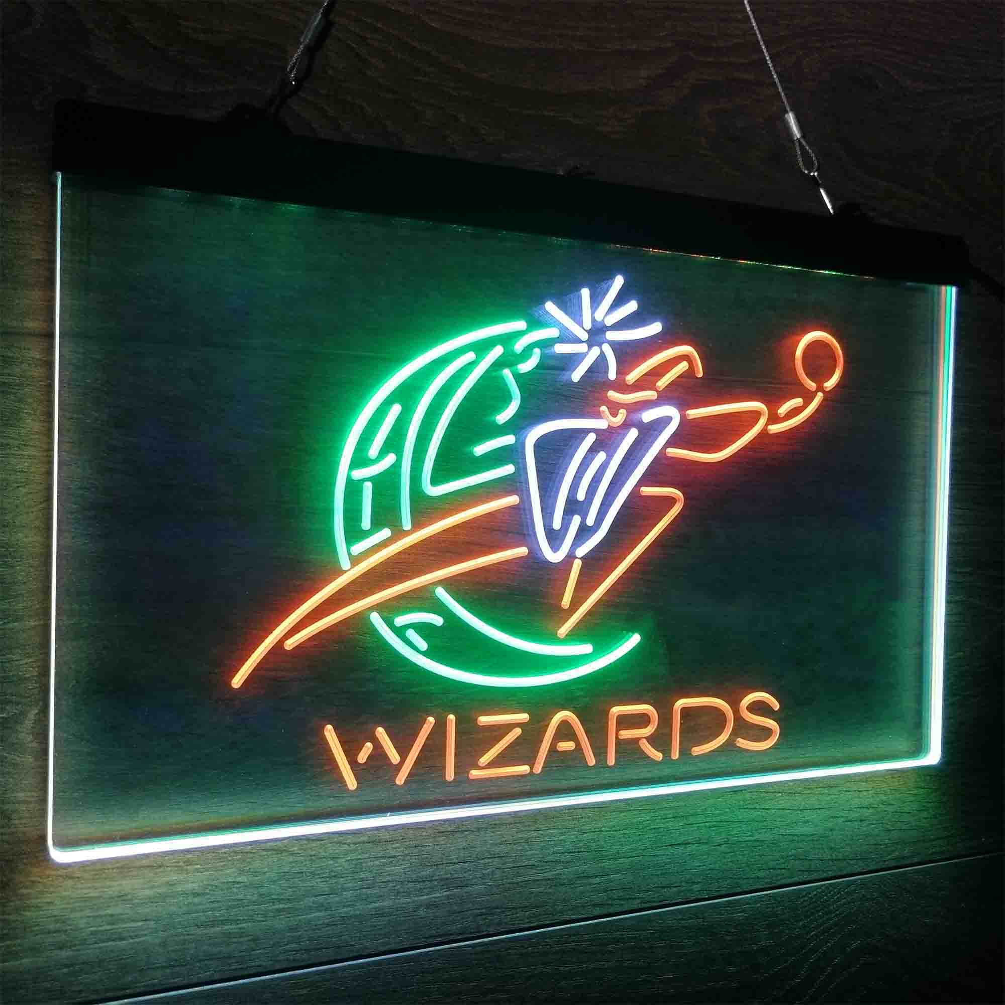 Washington Wizards Neon LED Sign 3 Colors