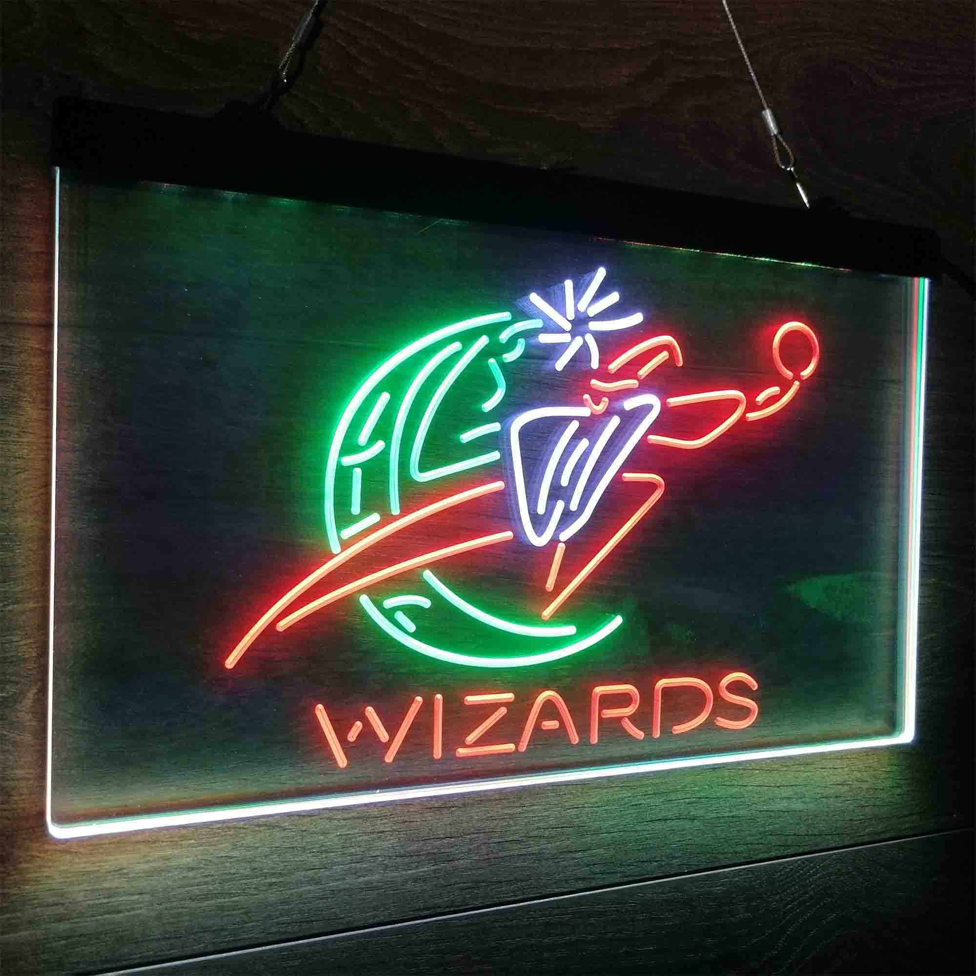 Washington Wizards Neon LED Sign 3 Colors