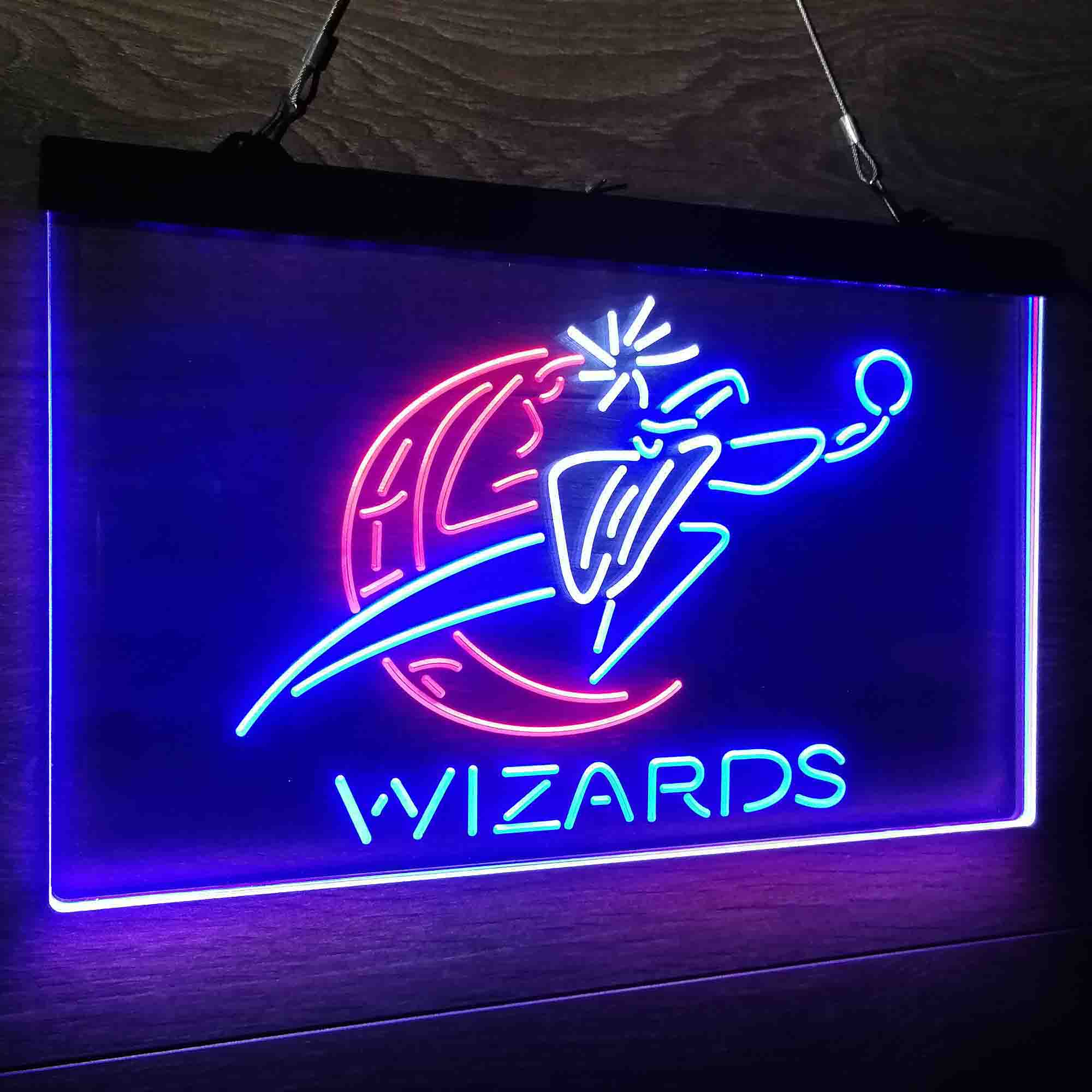 Washington Wizards Neon LED Sign 3 Colors