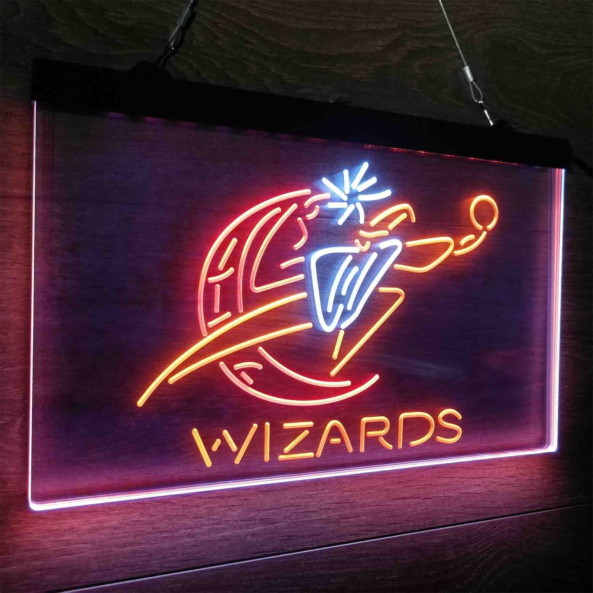 Washington Wizards Neon LED Sign 3 Colors