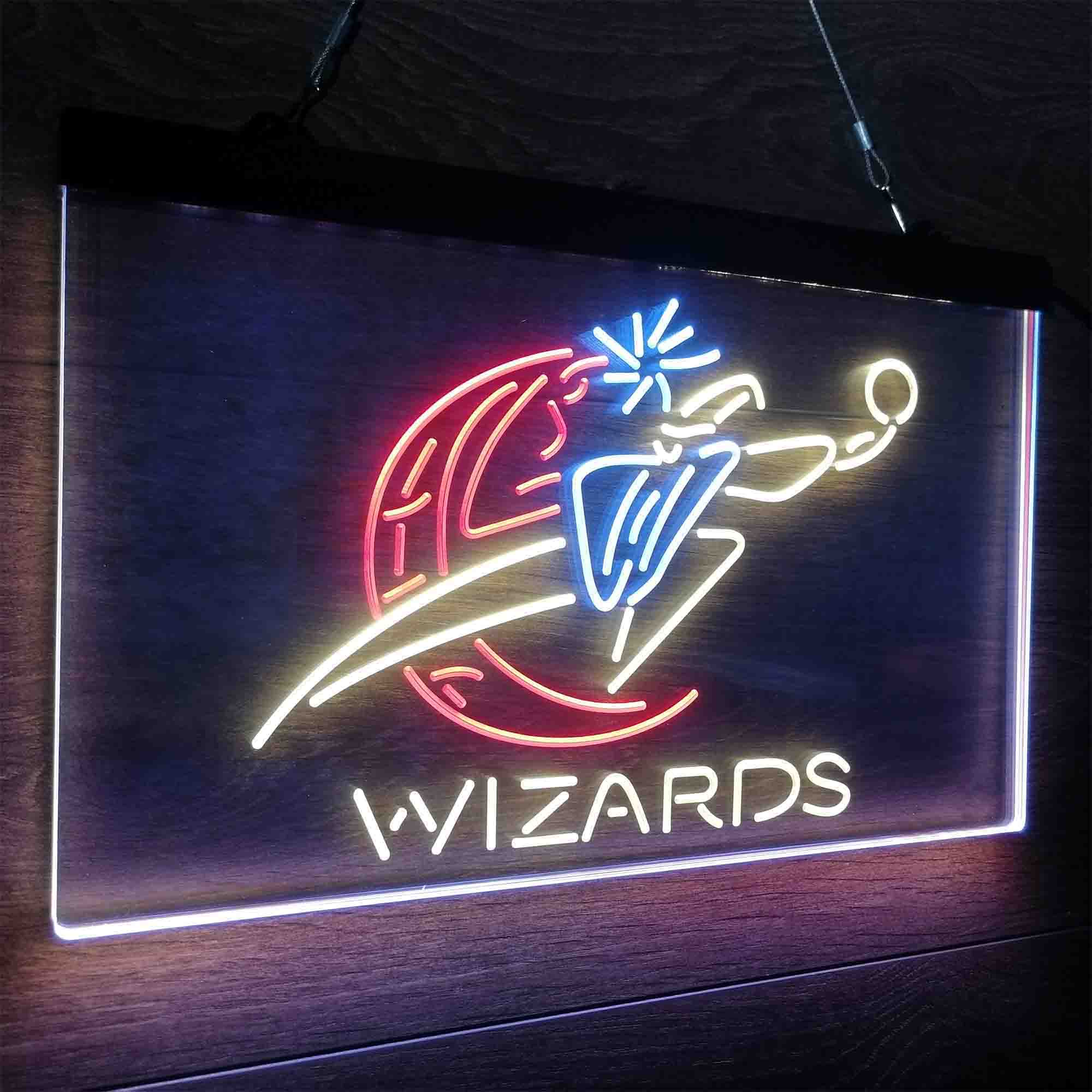 Washington Wizards Neon LED Sign 3 Colors