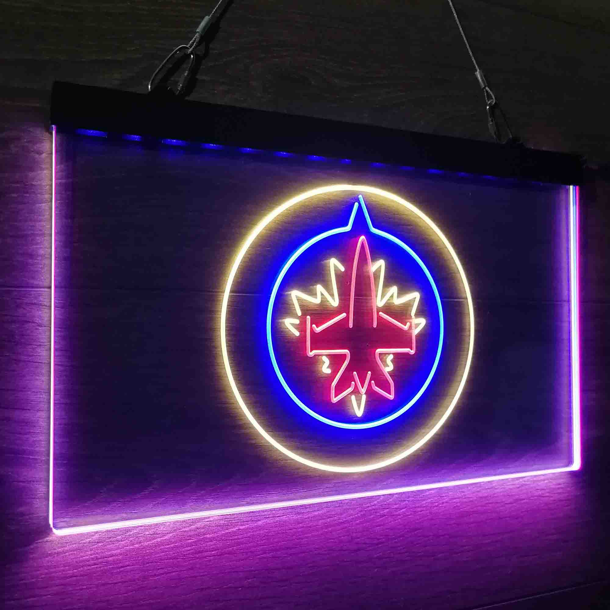 Winnipeg Jets Neon LED Sign 3 Colors