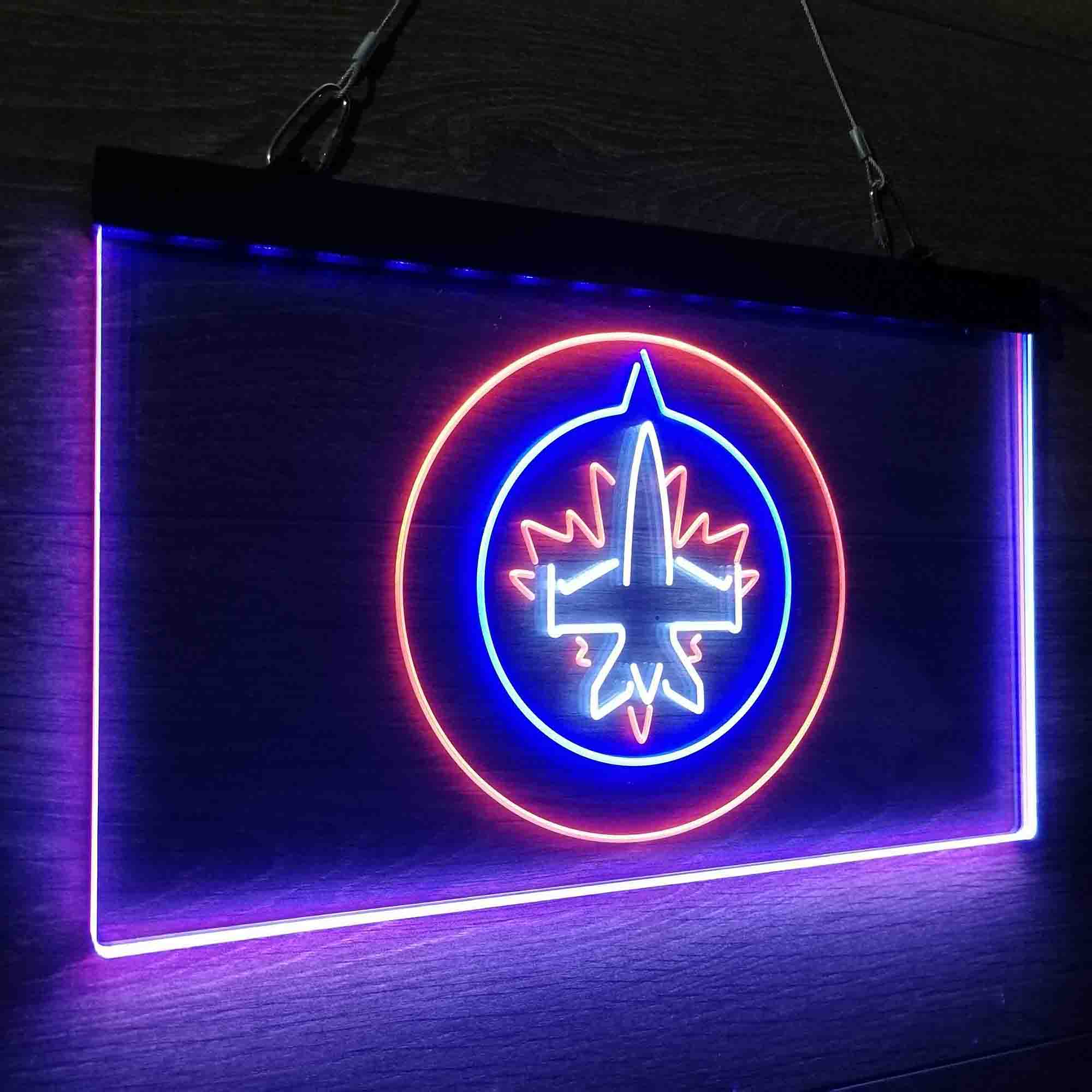 Winnipeg Jets Neon LED Sign 3 Colors