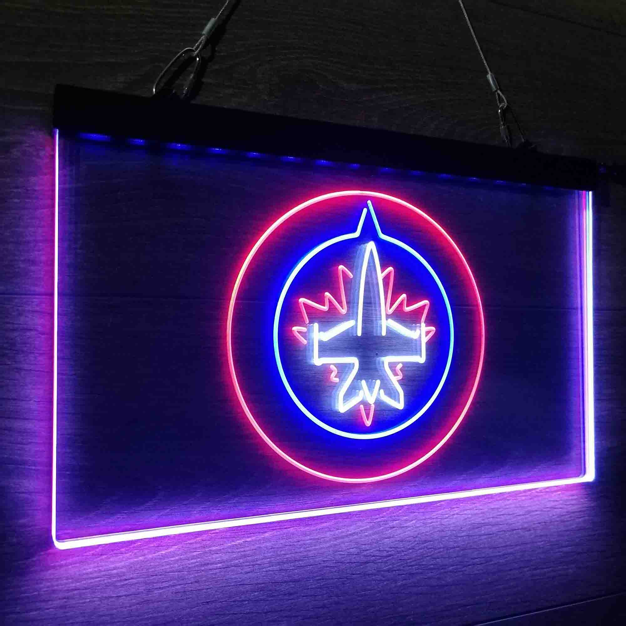 Winnipeg Jets Neon LED Sign 3 Colors