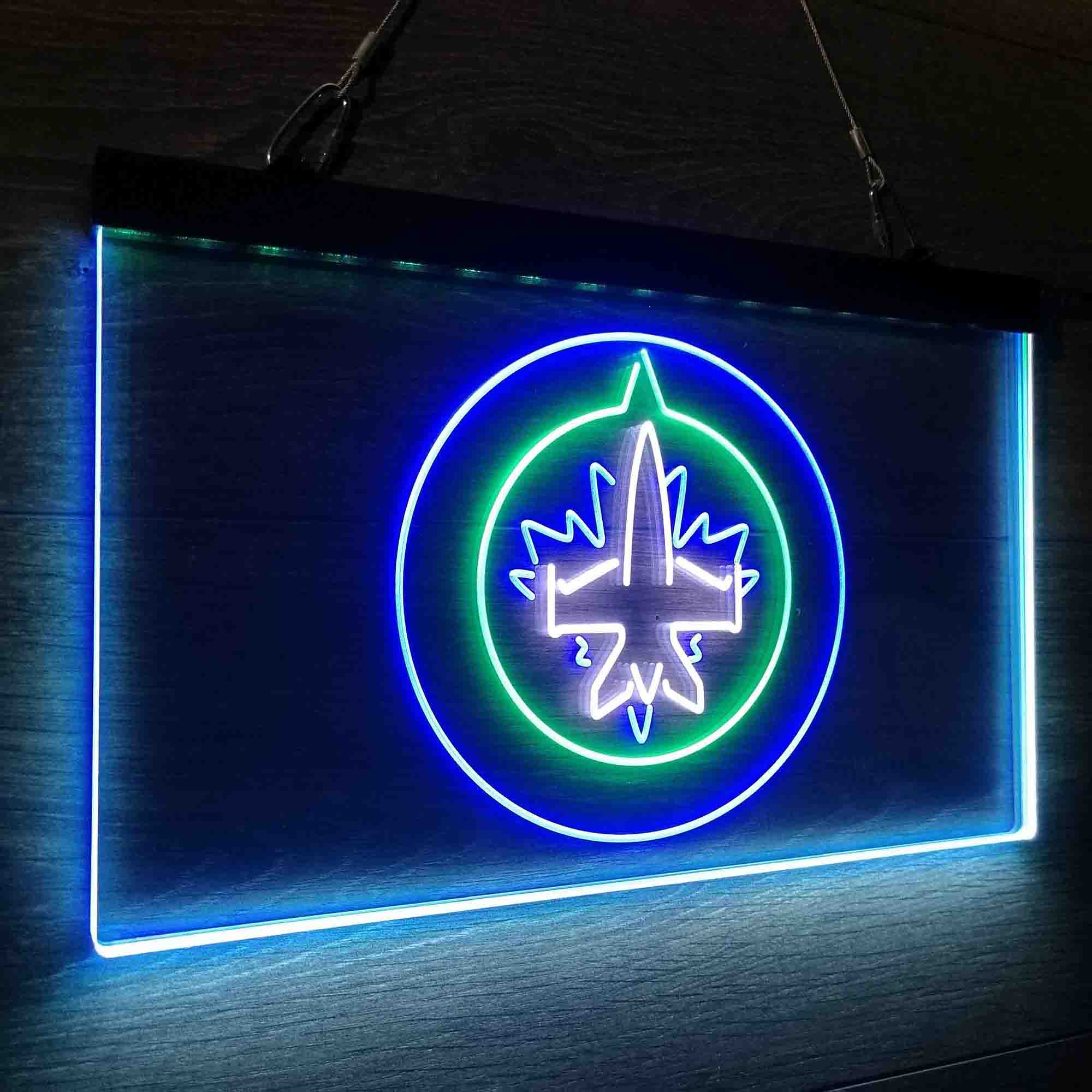 Winnipeg Jets Neon LED Sign 3 Colors