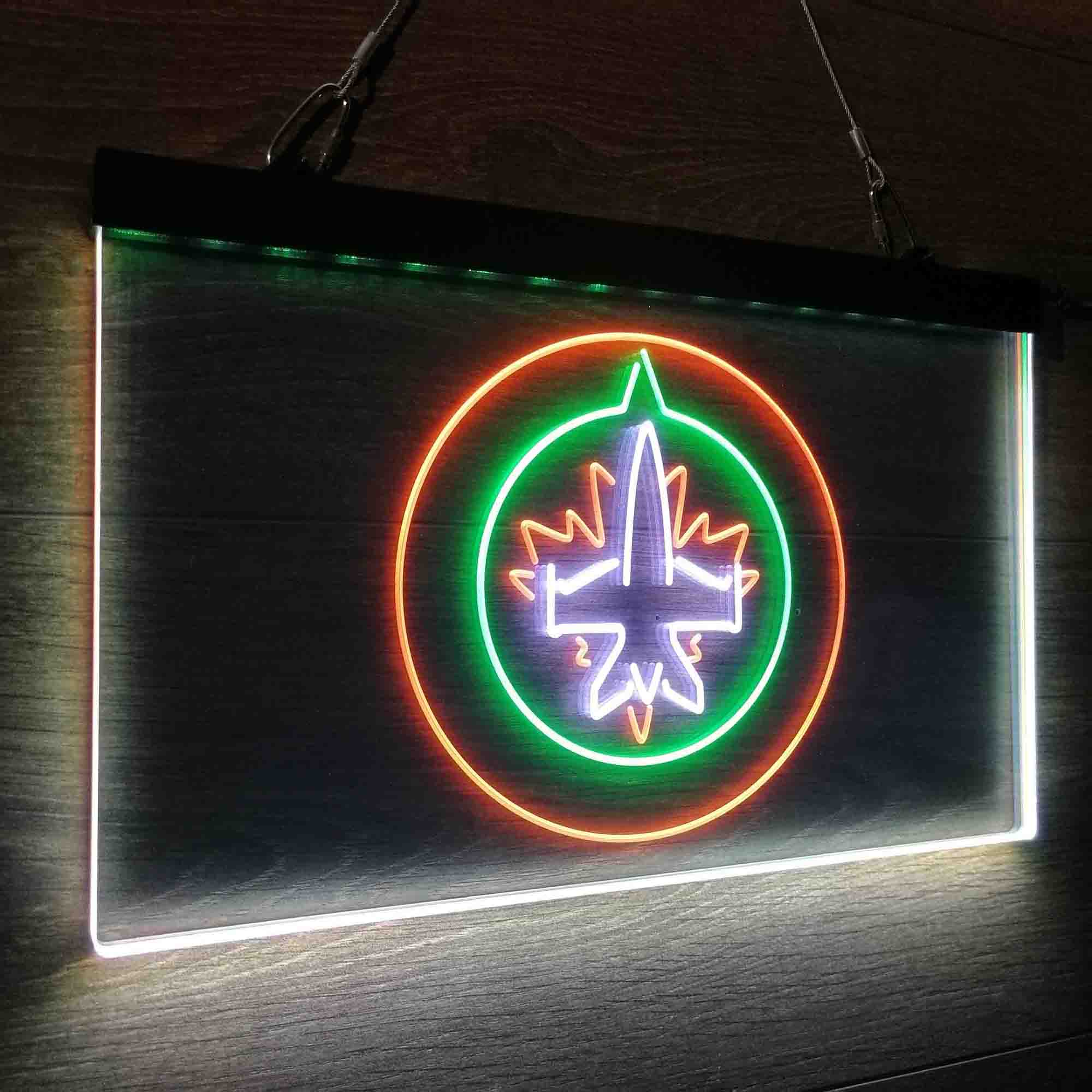 Winnipeg Jets Neon LED Sign 3 Colors