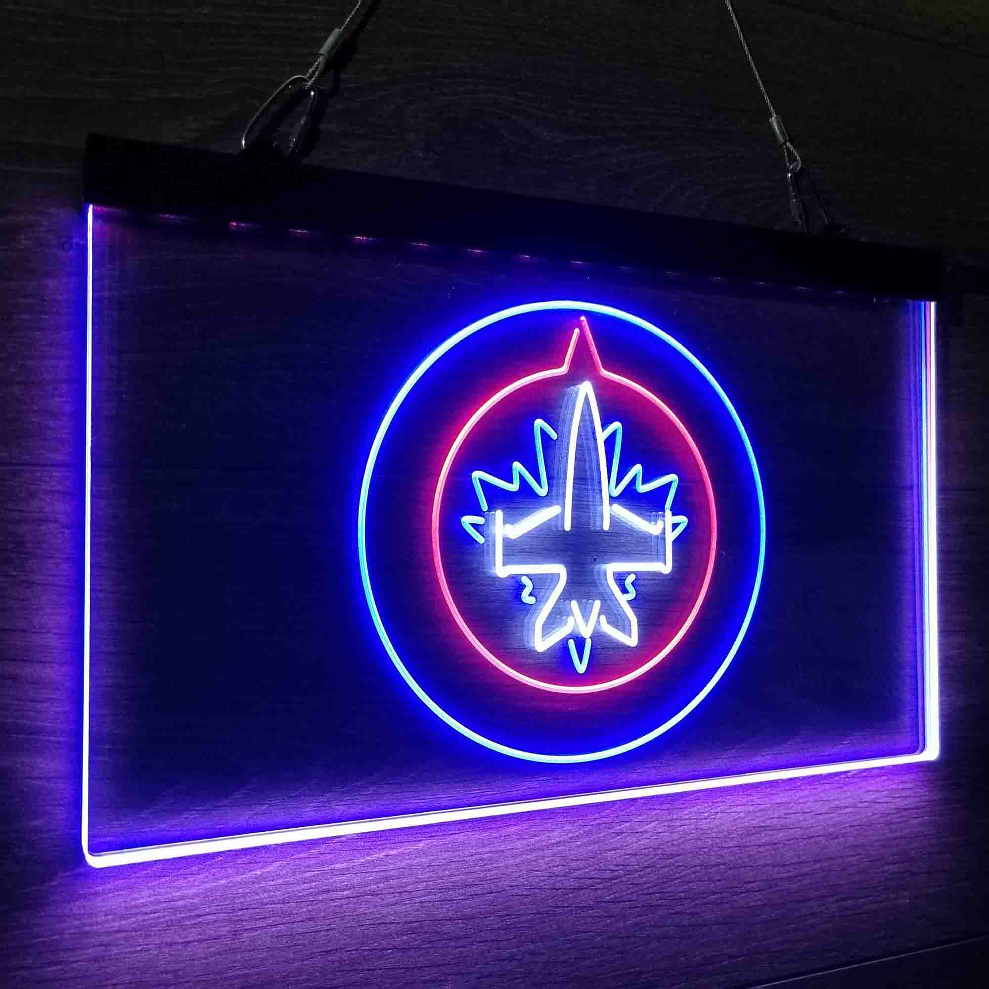 Winnipeg Jets Neon LED Sign 3 Colors