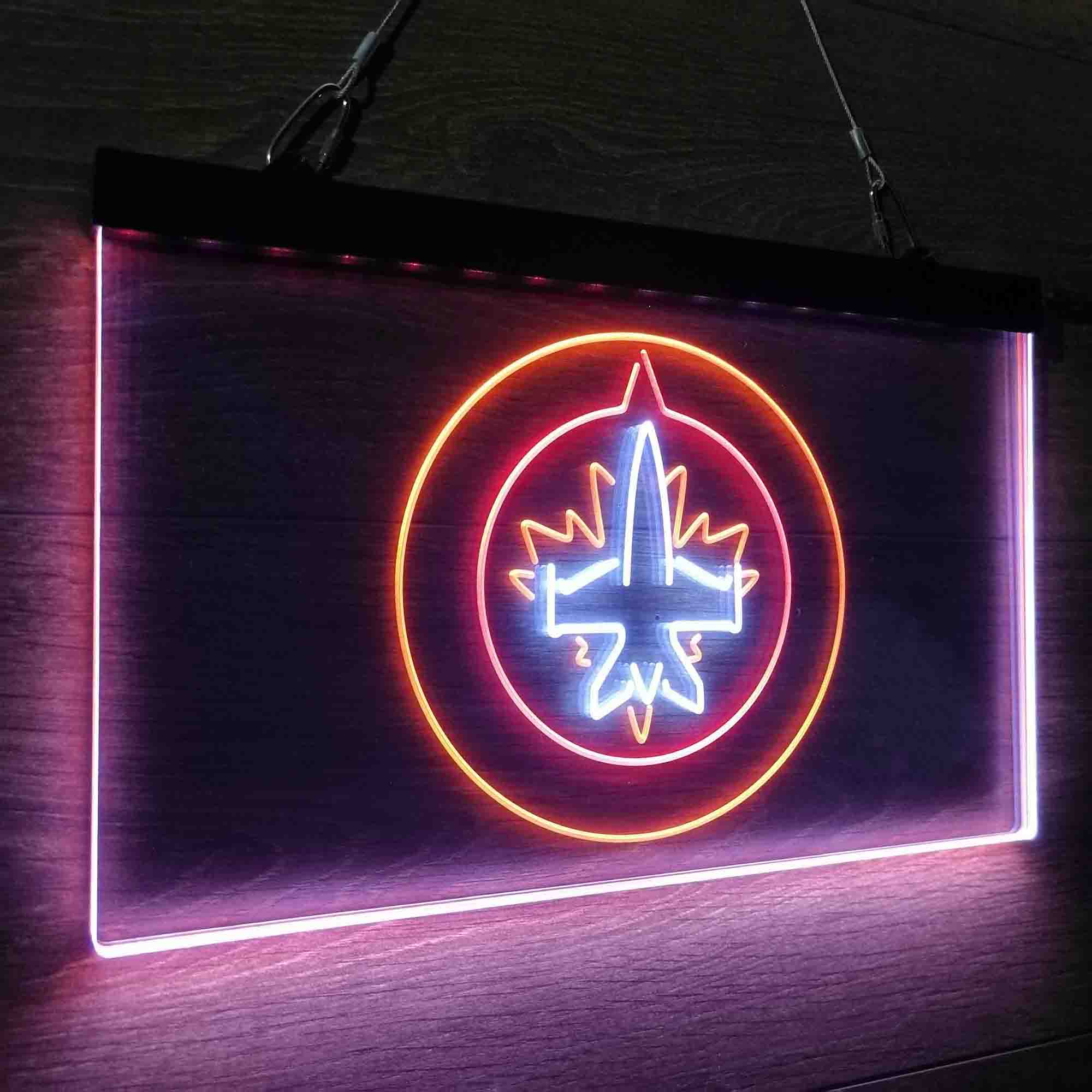 Winnipeg Jets Neon LED Sign 3 Colors