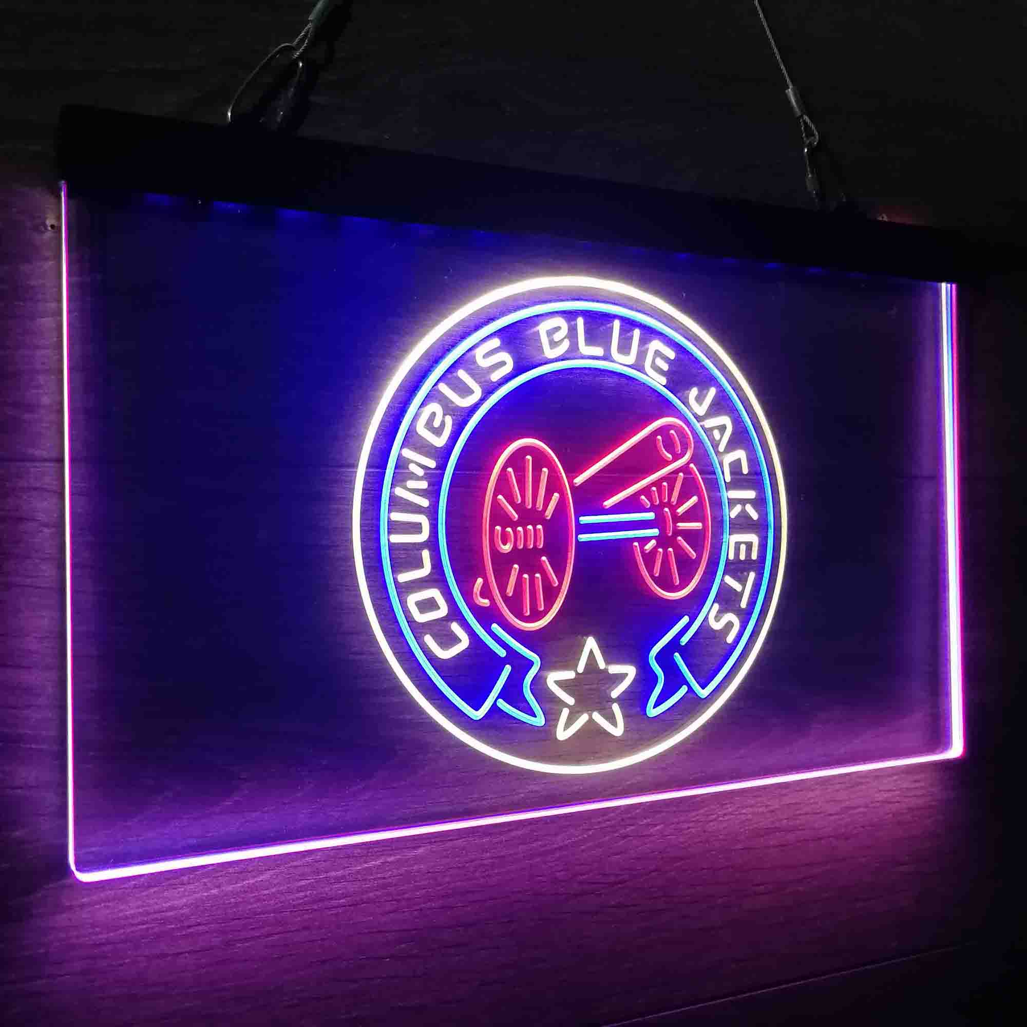 Columbus Blue Jackets Neon LED Sign 3 Colors