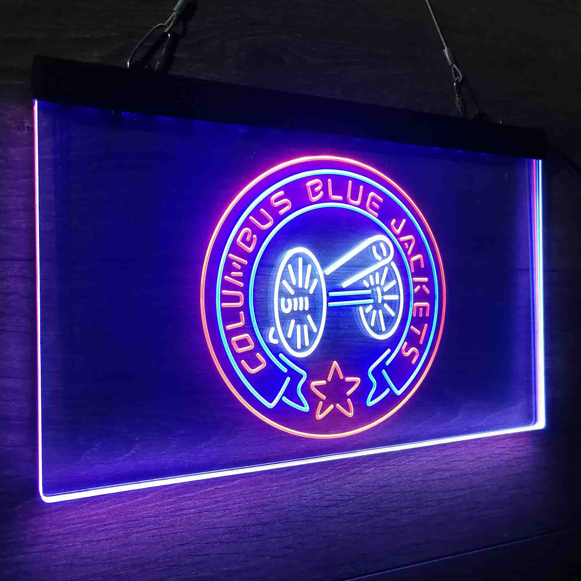 Columbus Blue Jackets Neon LED Sign 3 Colors