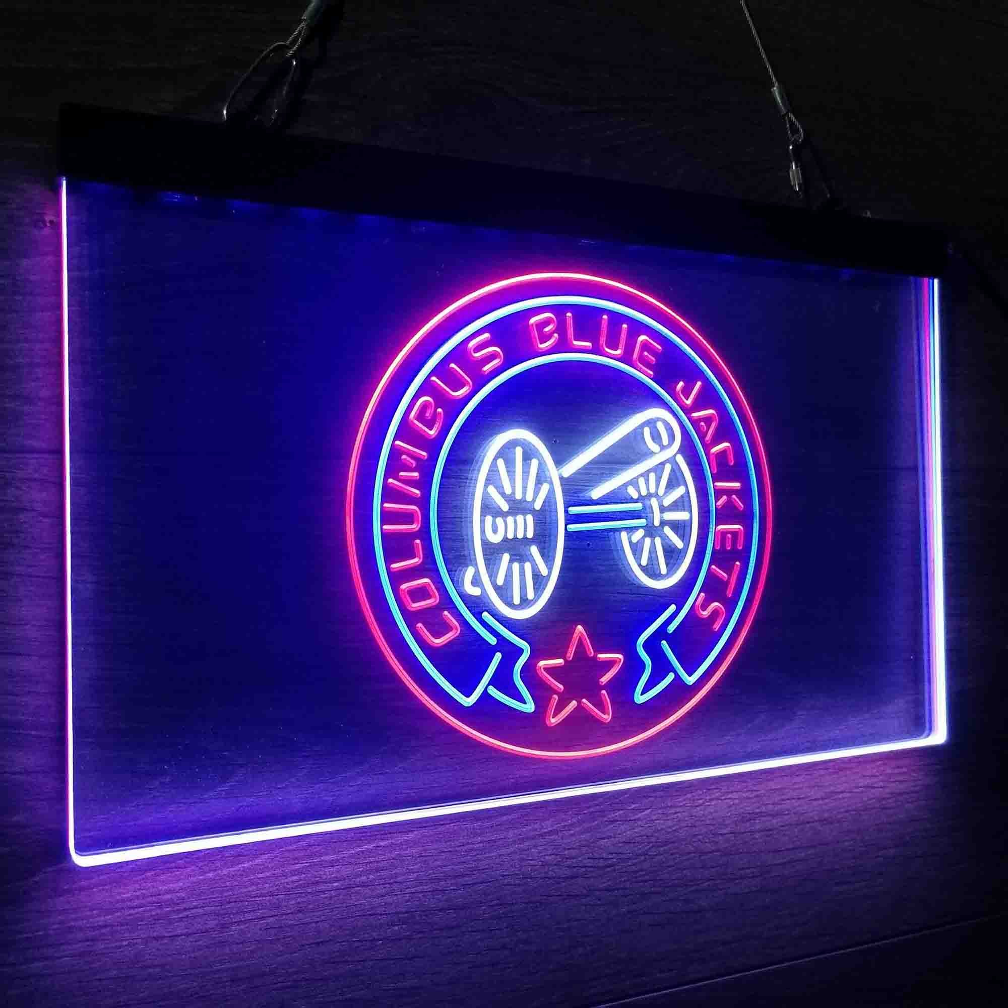 Columbus Blue Jackets Neon LED Sign 3 Colors