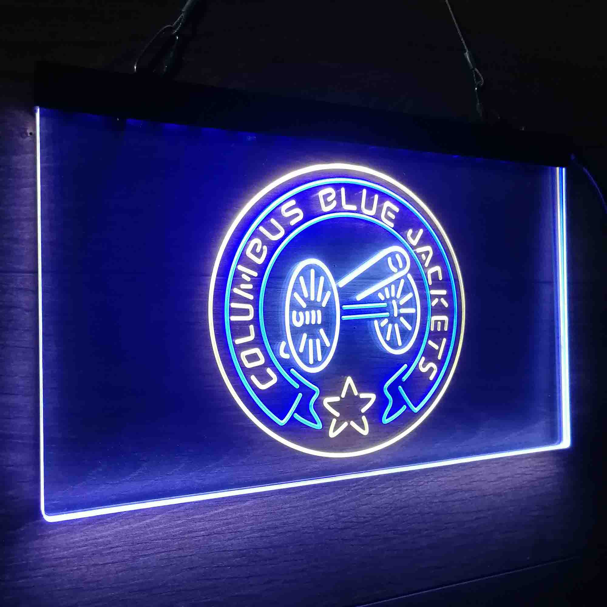 Columbus Blue Jackets Neon LED Sign 3 Colors