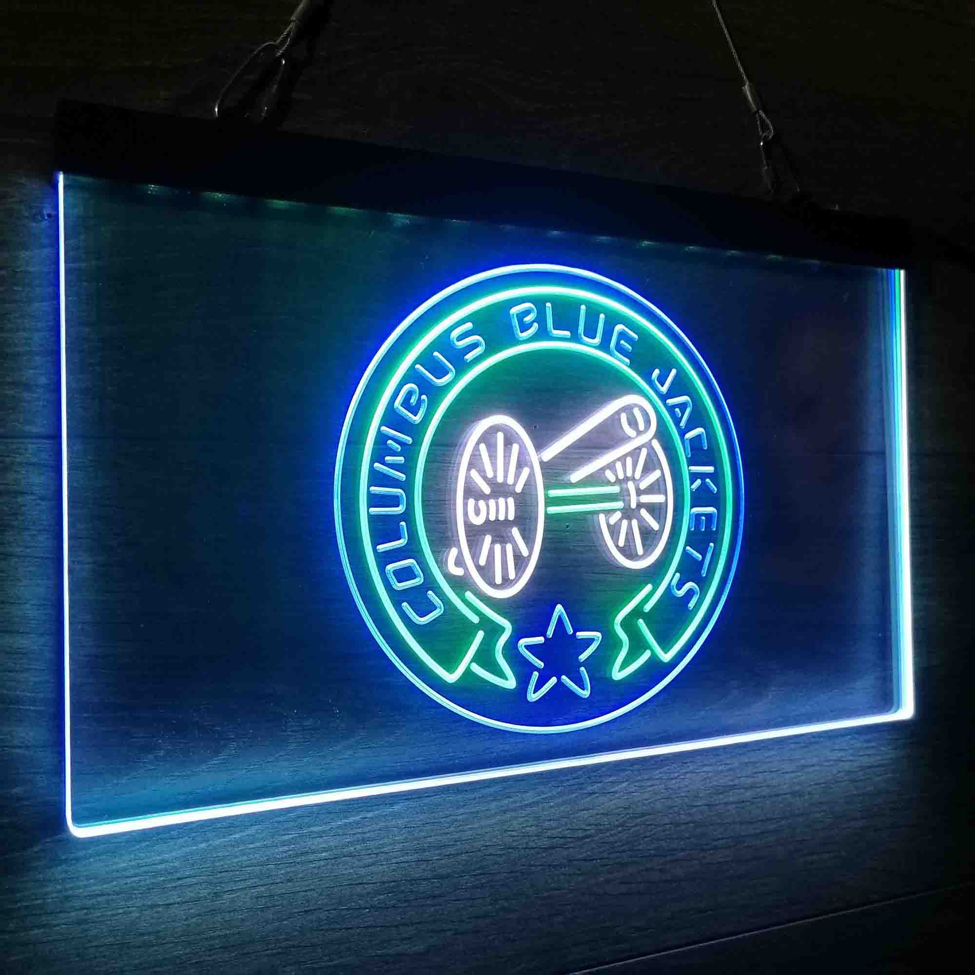 Columbus Blue Jackets Neon LED Sign 3 Colors