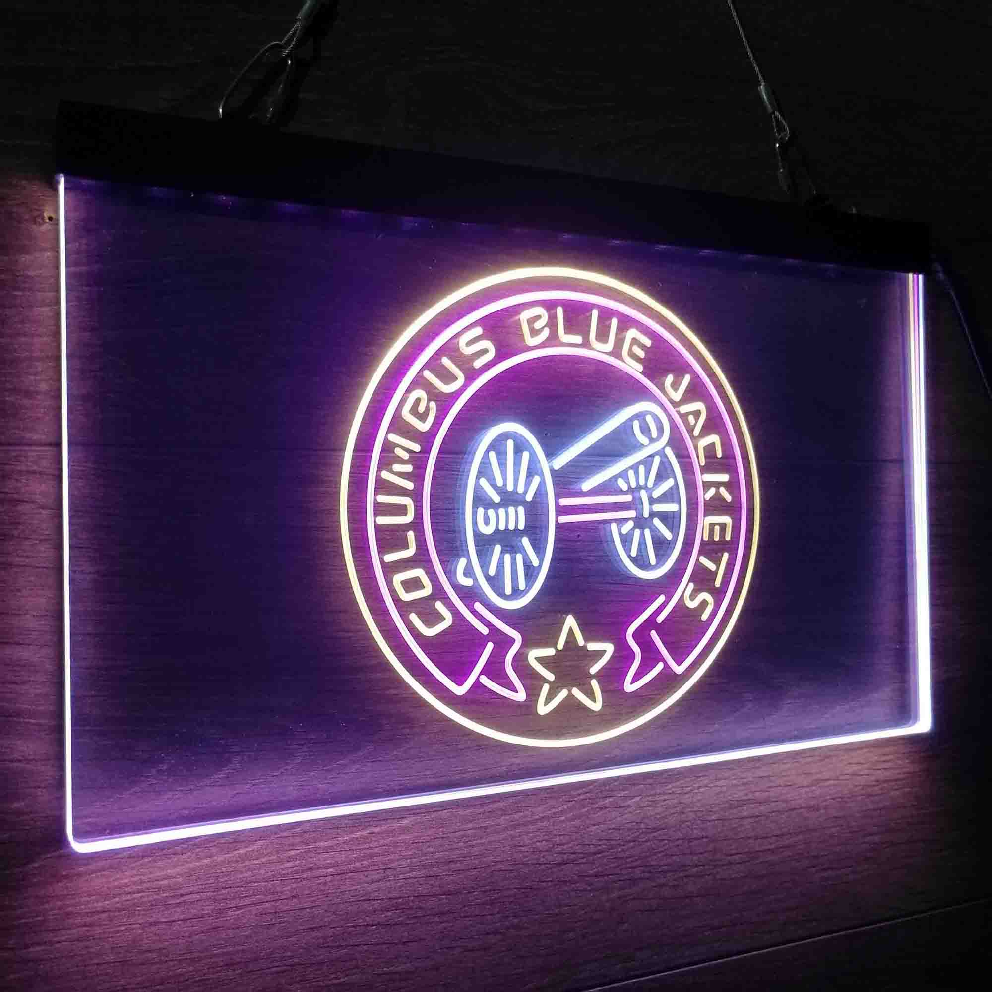 Columbus Blue Jackets Neon LED Sign 3 Colors