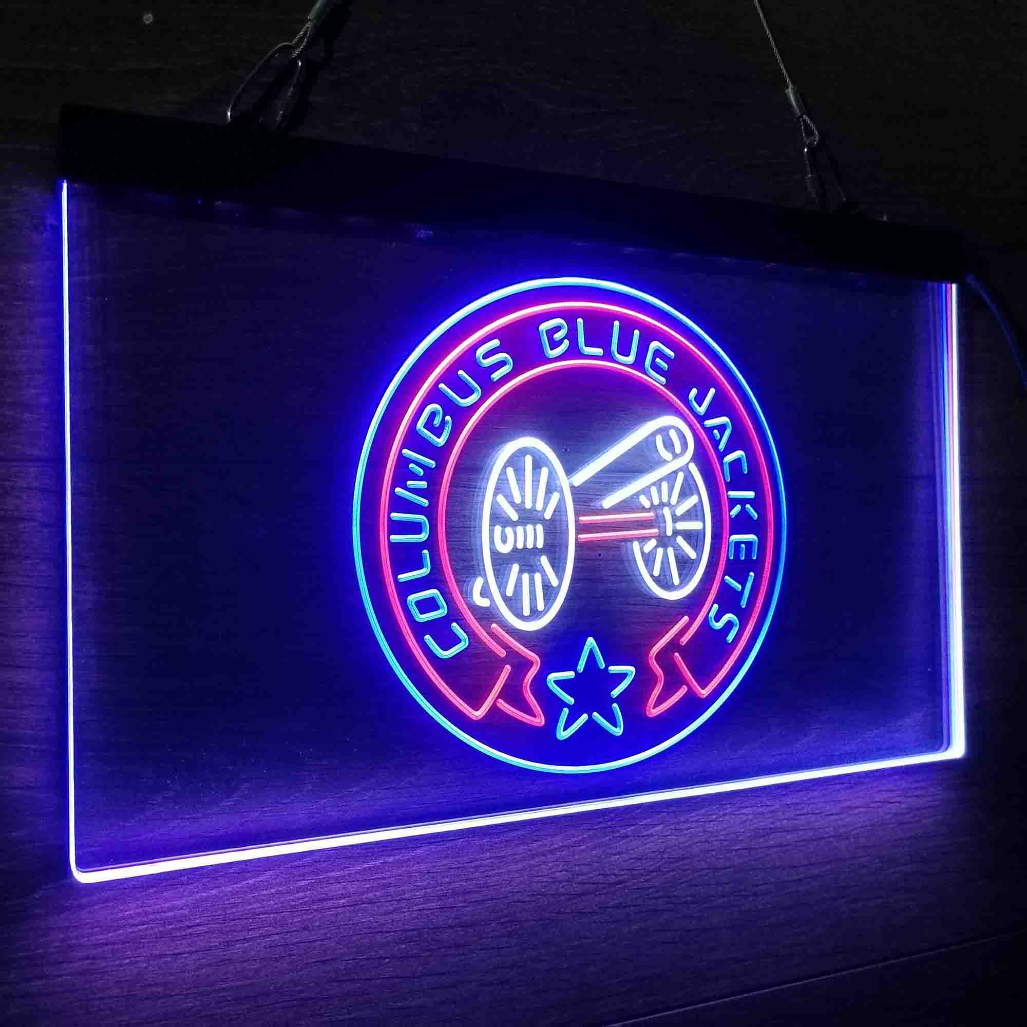 Columbus Blue Jackets Neon LED Sign 3 Colors