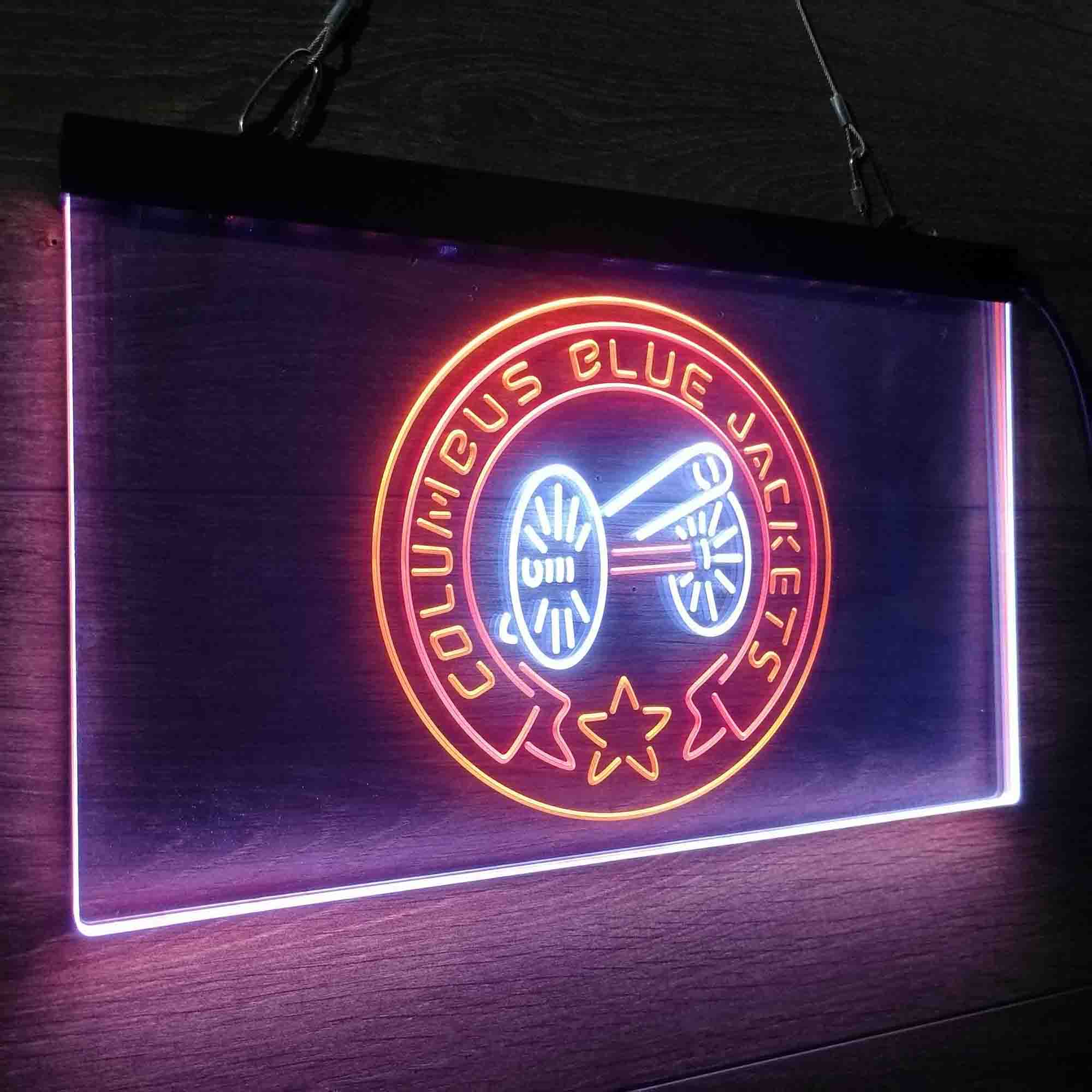 Columbus Blue Jackets Neon LED Sign 3 Colors