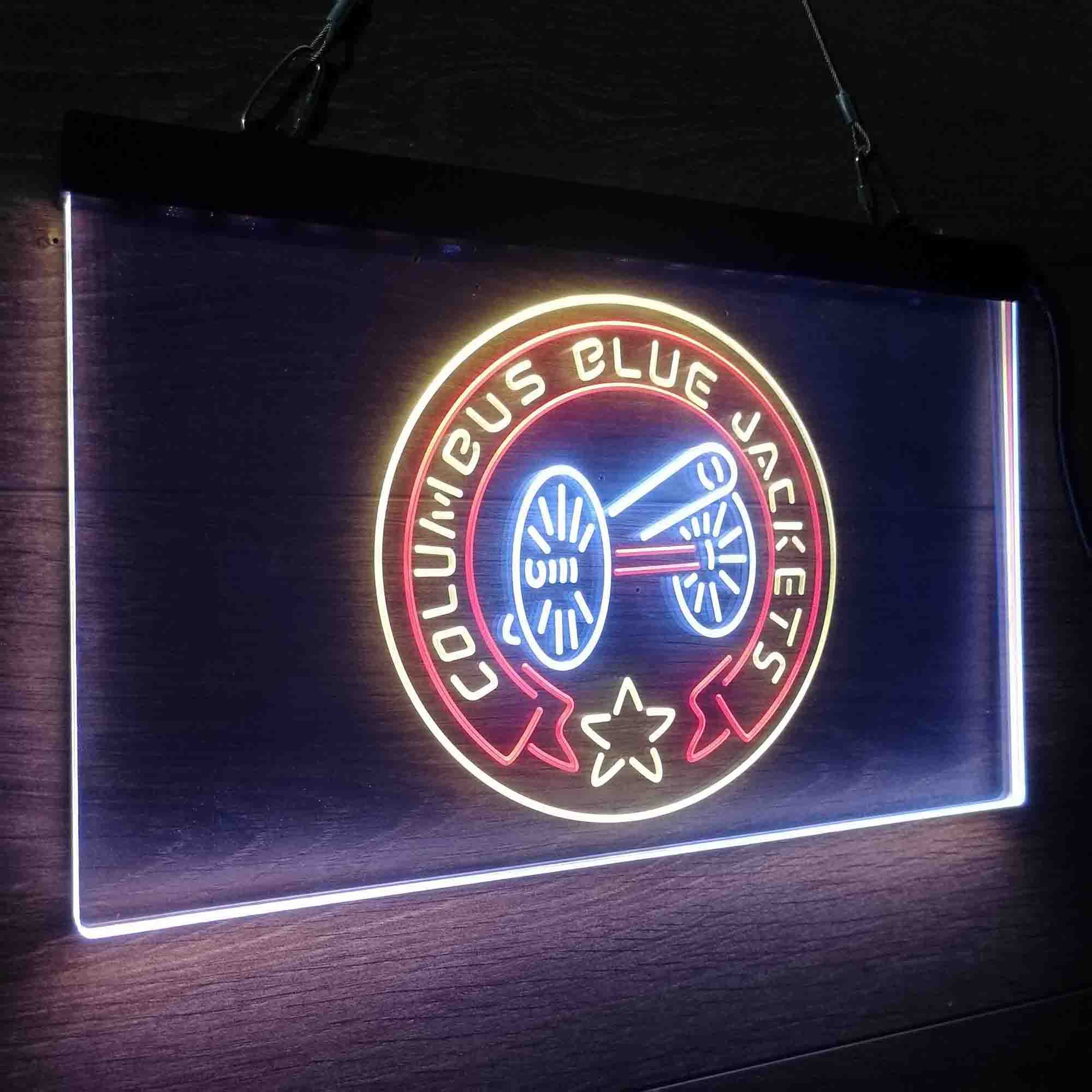 Columbus Blue Jackets Neon LED Sign 3 Colors