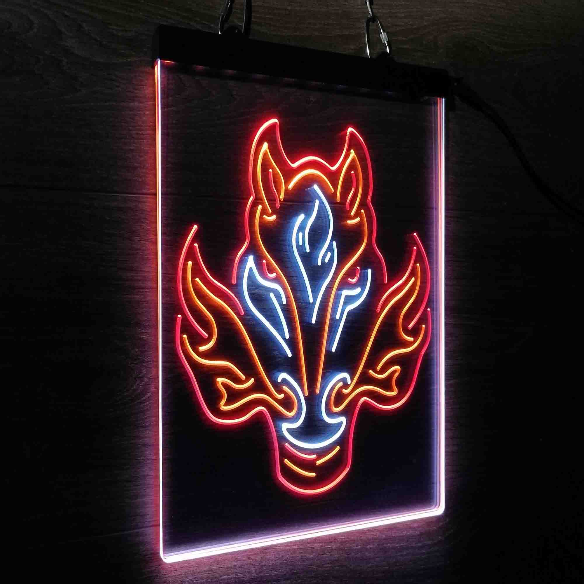 Calgary Flames Neon LED Sign 3 Colors