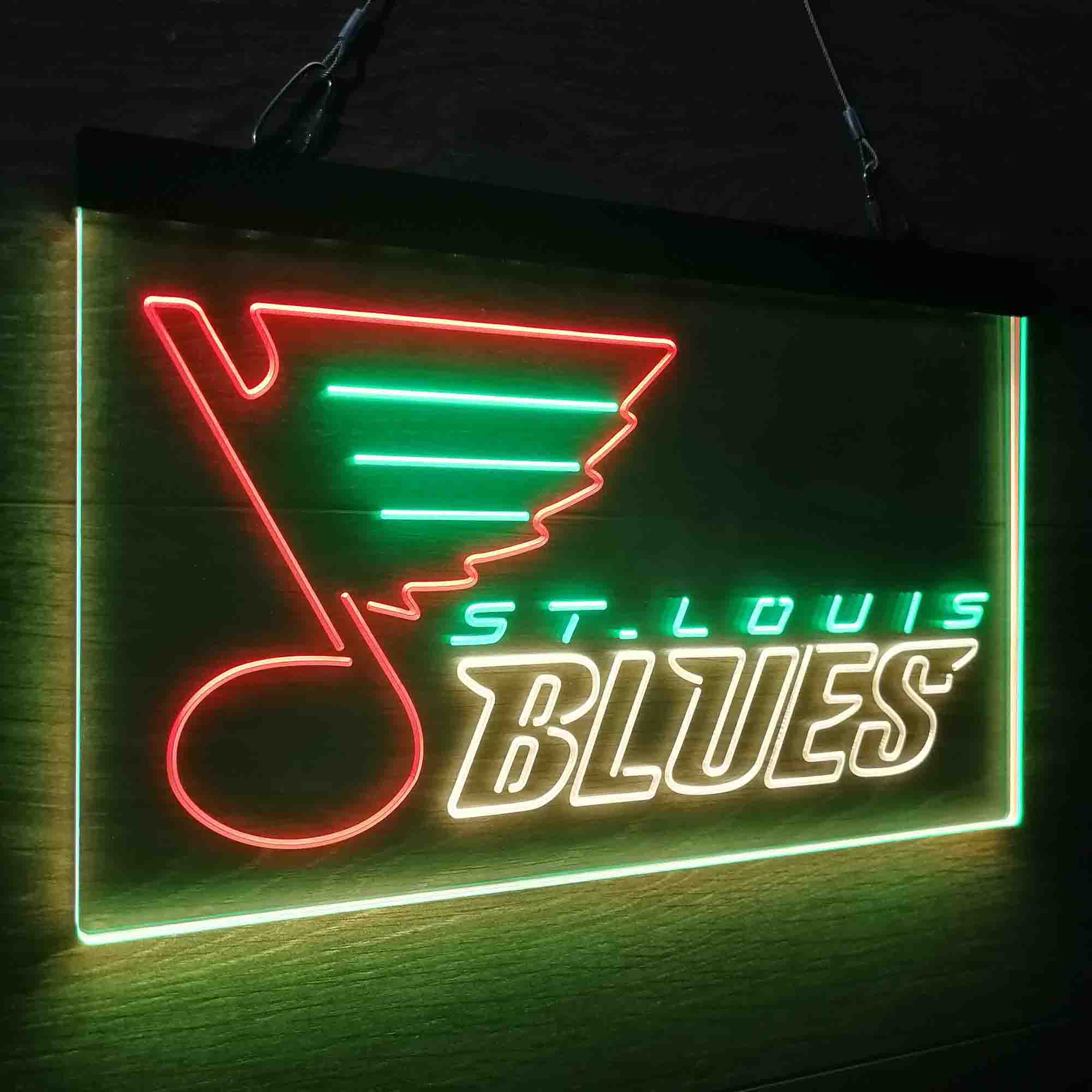 St Louis Blues Neon LED Sign 3 Colors