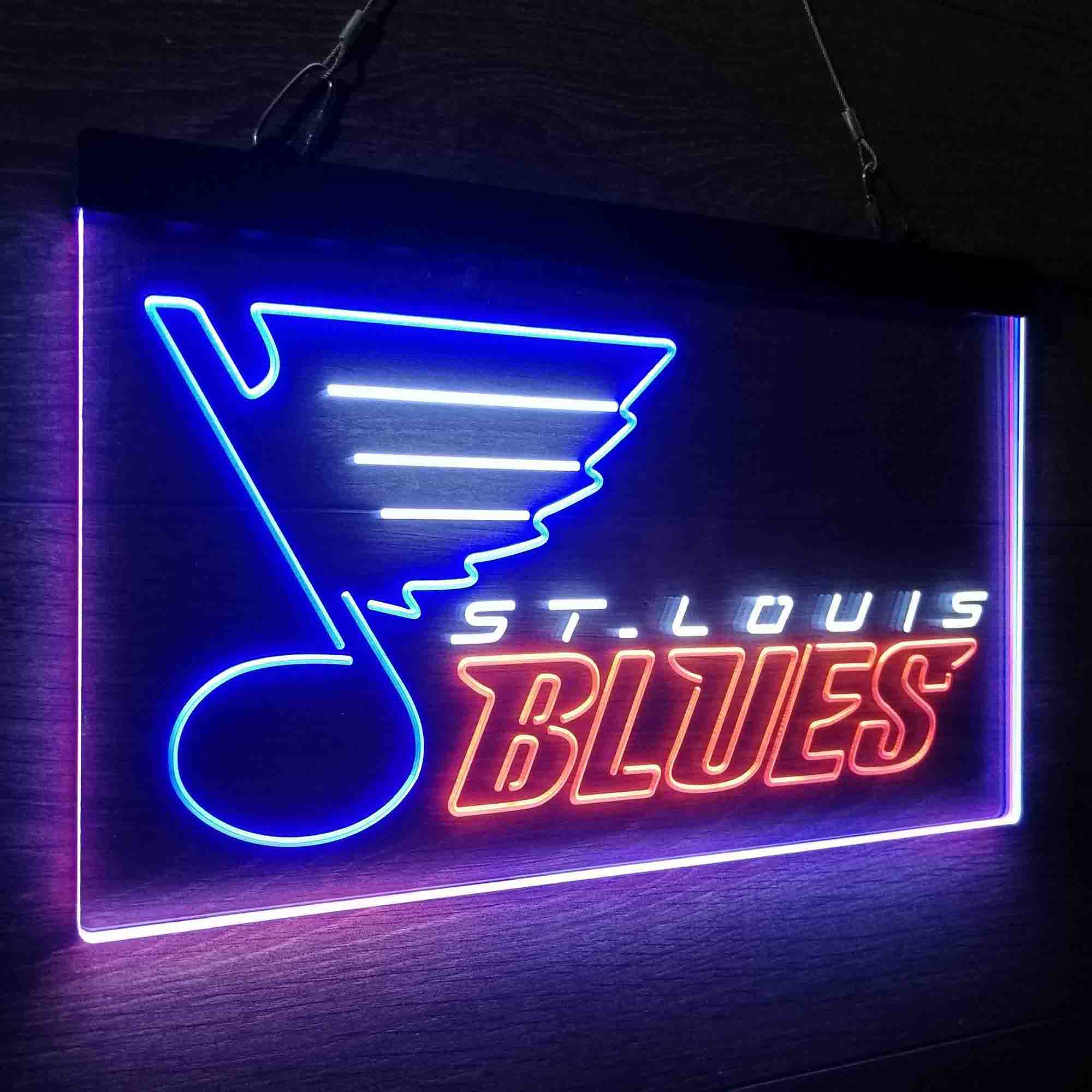 St Louis Blues Neon LED Sign 3 Colors