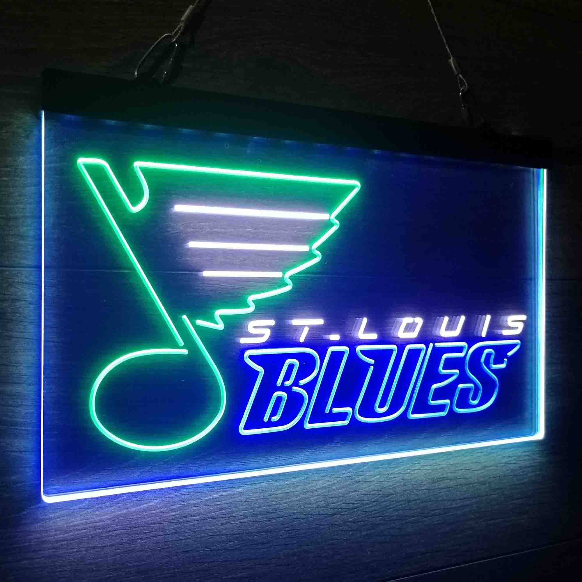 St Louis Blues Neon LED Sign 3 Colors