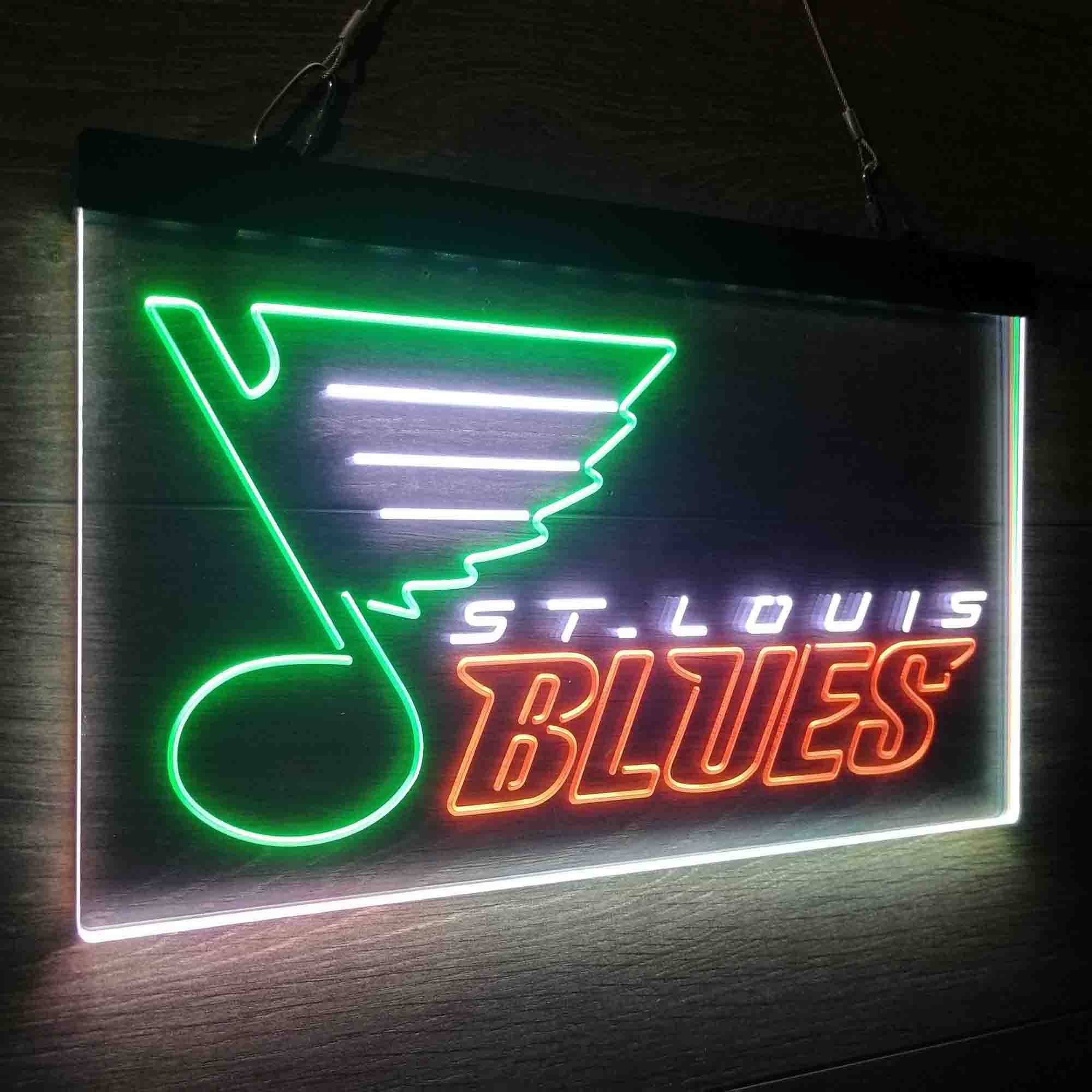 St Louis Blues Neon LED Sign 3 Colors