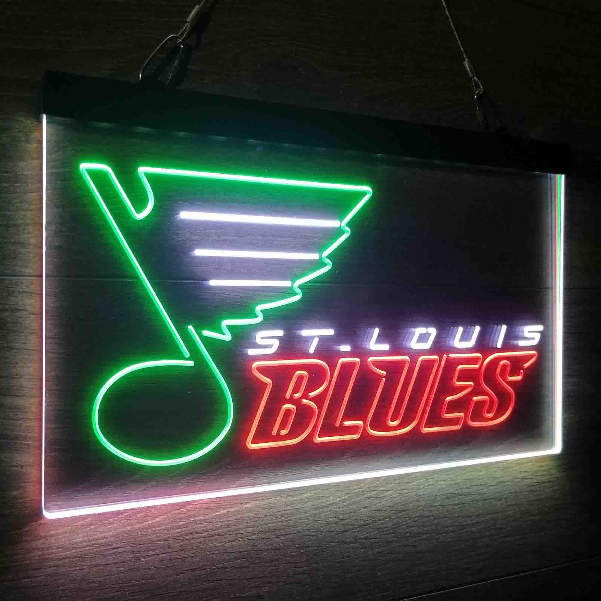 St Louis Blues Neon LED Sign 3 Colors