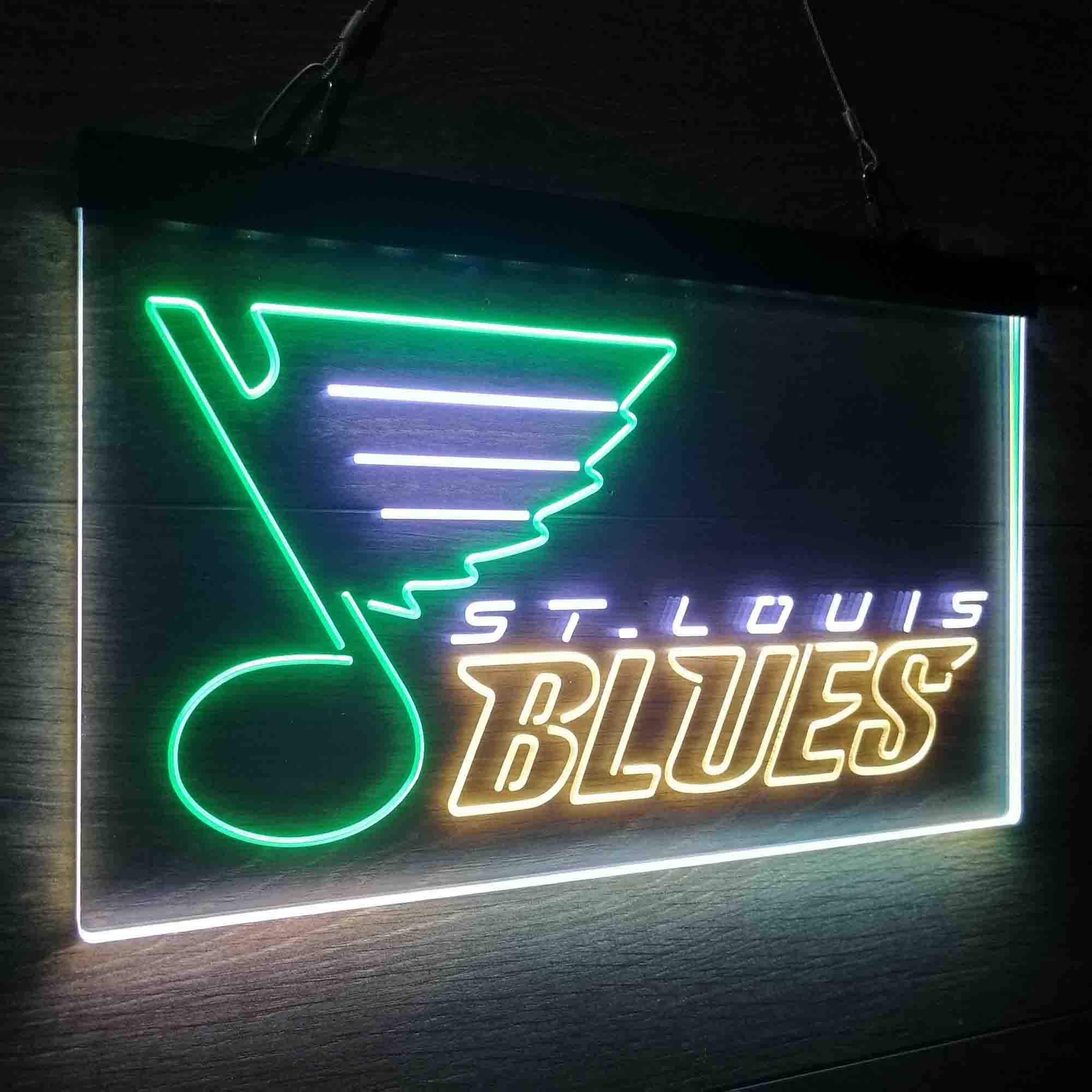 St Louis Blues Neon LED Sign 3 Colors