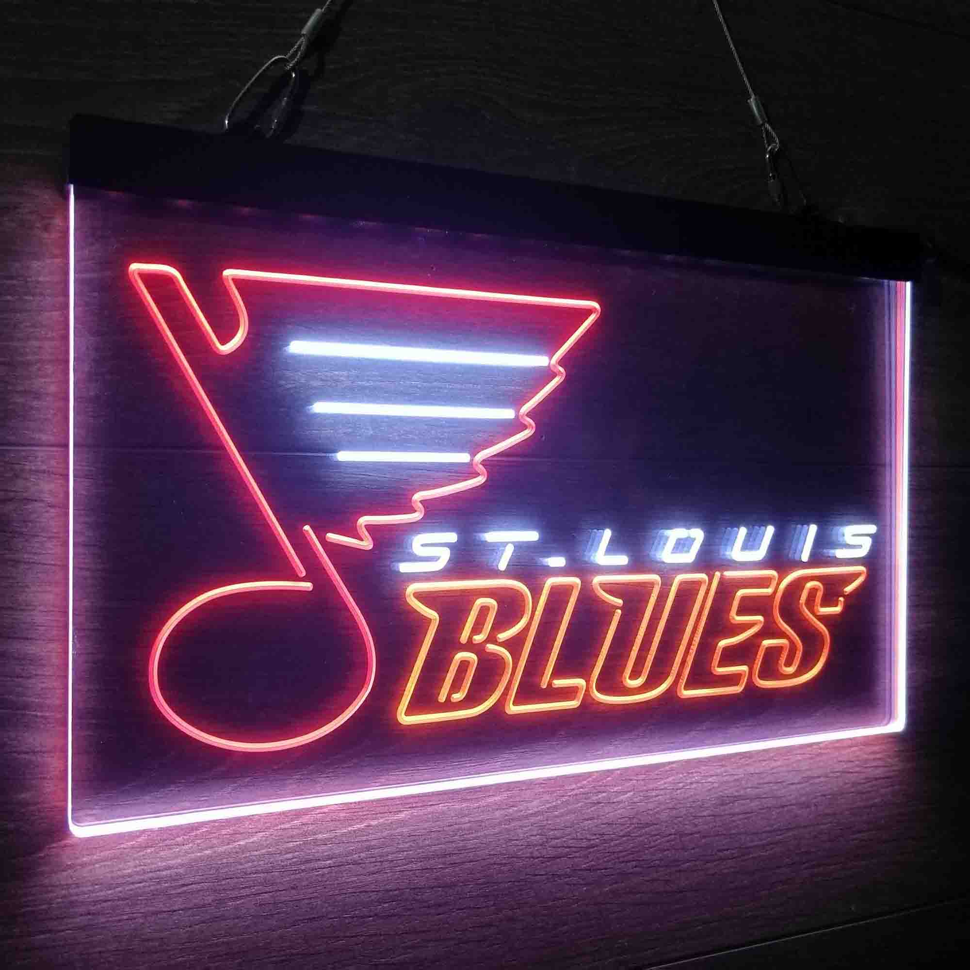 St Louis Blues Neon LED Sign 3 Colors