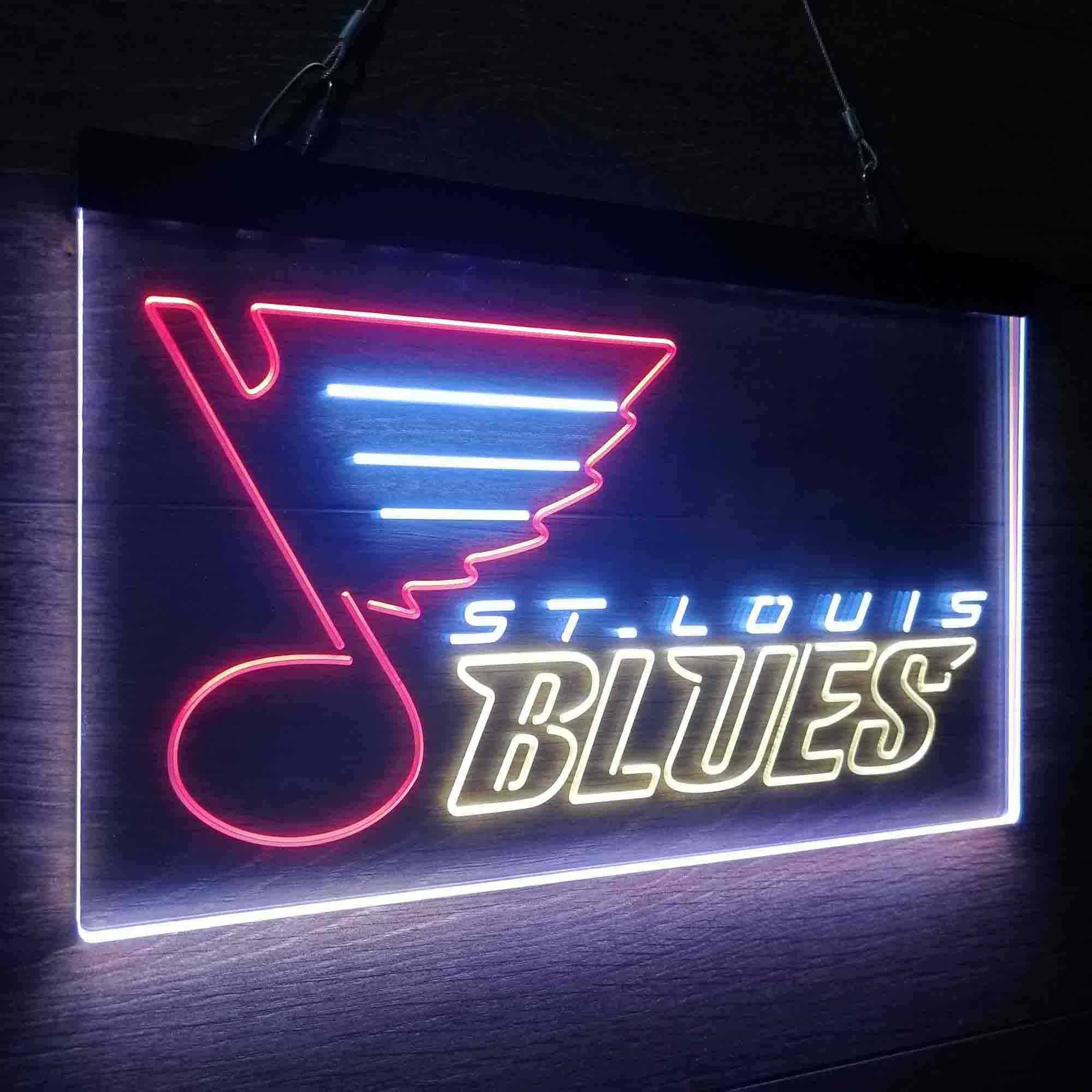 St Louis Blues Neon LED Sign 3 Colors