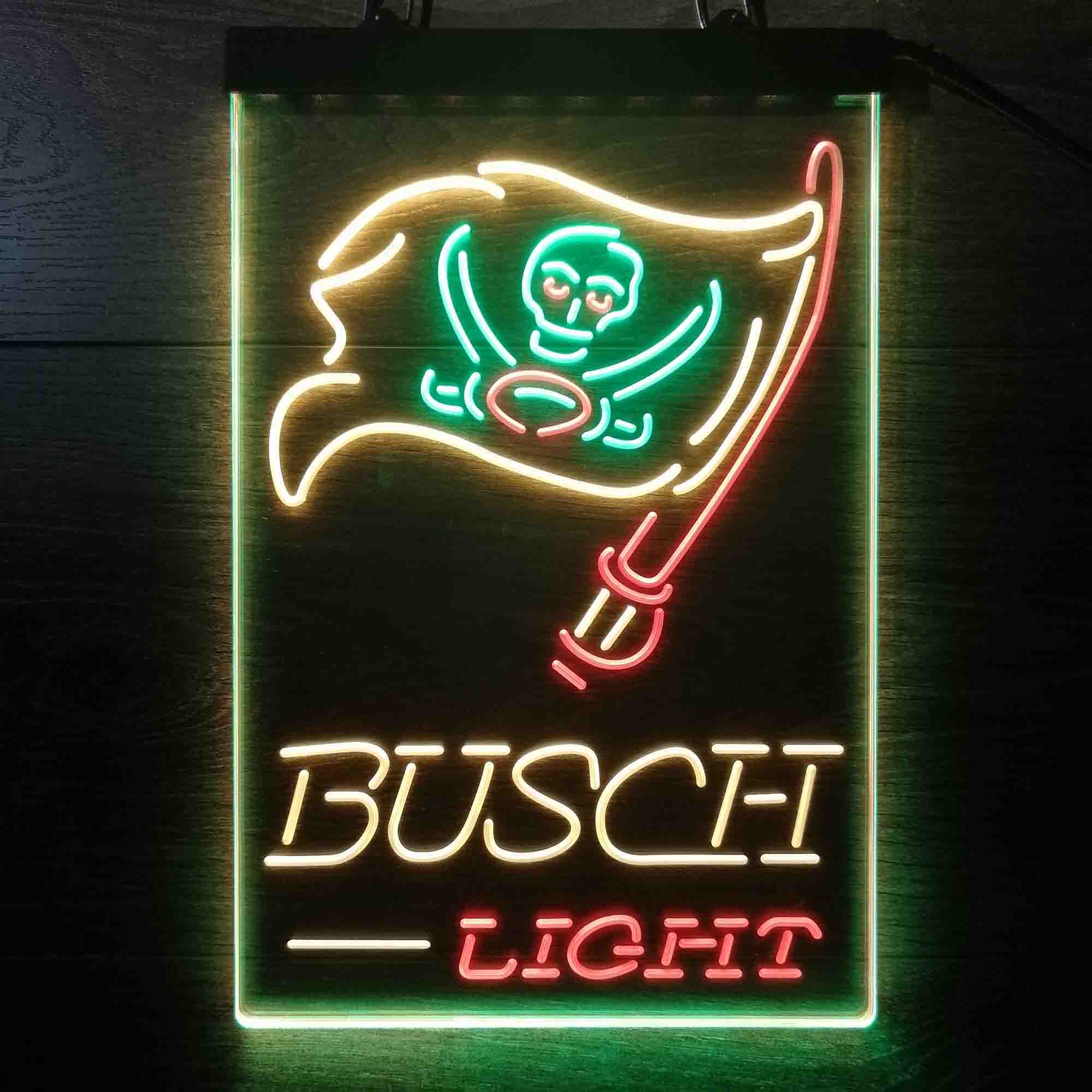 Tampa Bay Buccaneers Busch  Led Light Sign