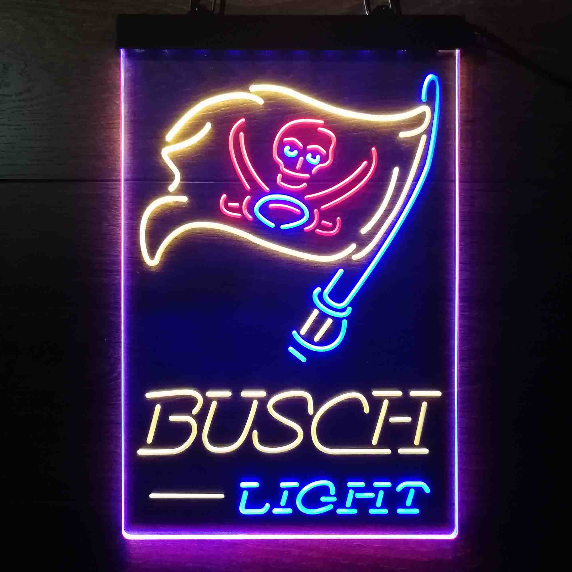 Tampa Bay Buccaneers Busch  Led Light Sign