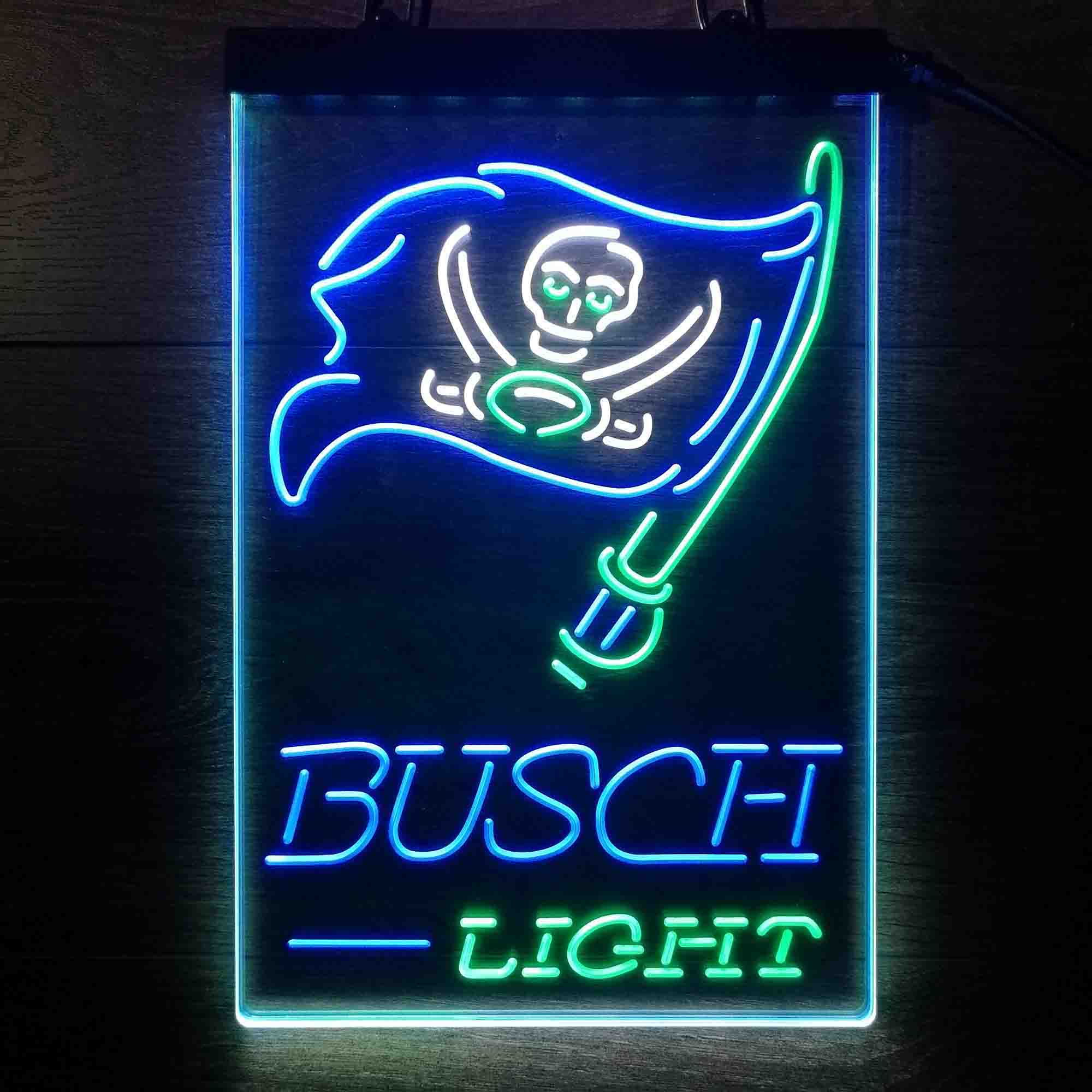 Tampa Bay Buccaneers Busch  Led Light Sign