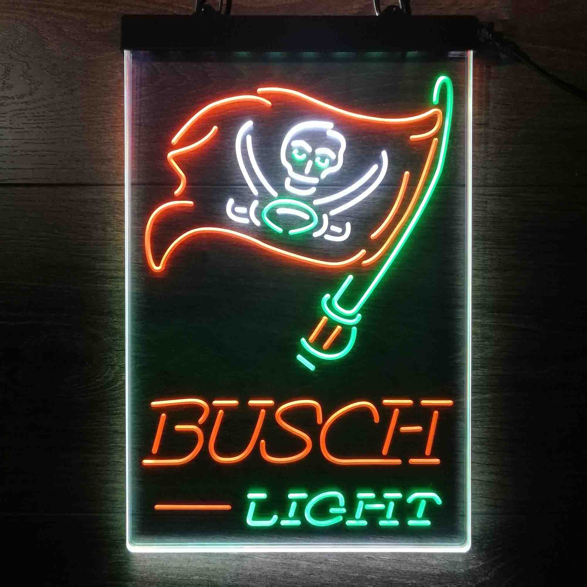 Tampa Bay Buccaneers Busch  Led Light Sign