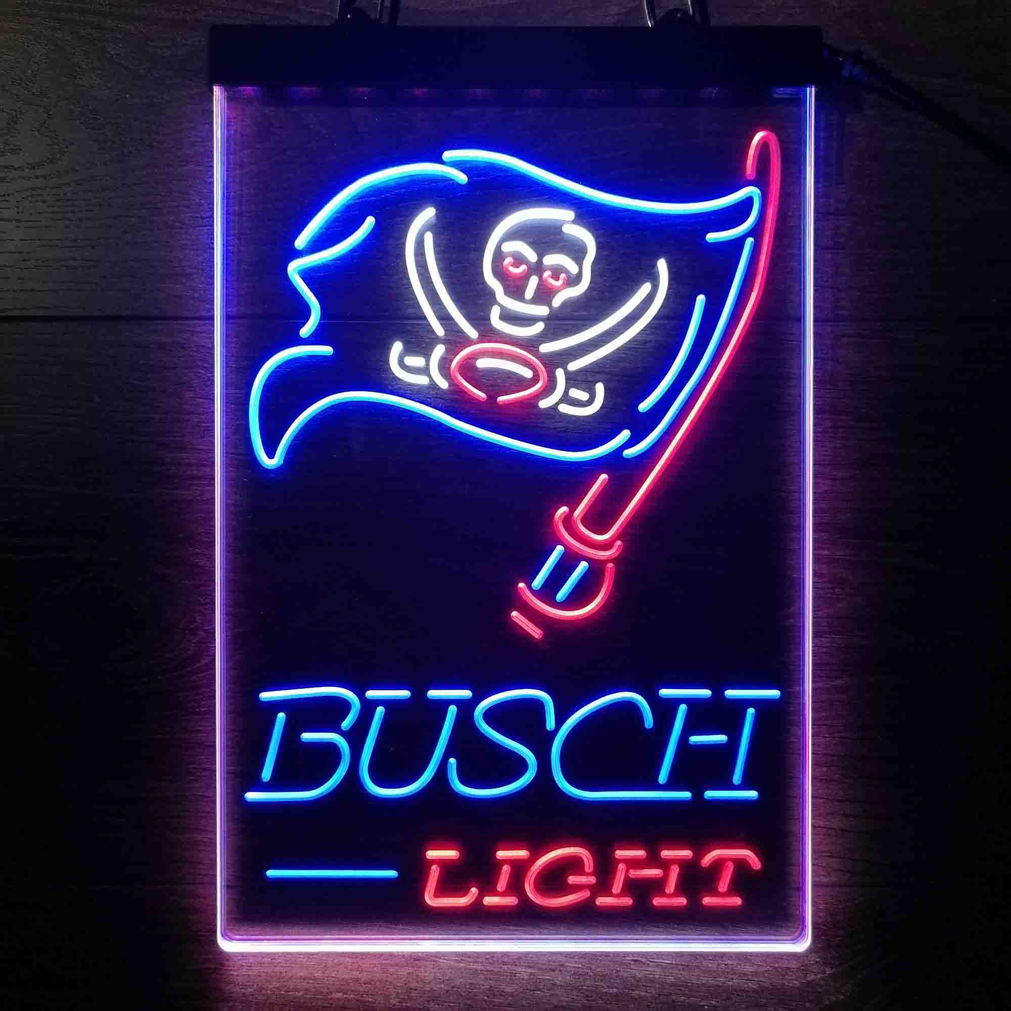 Tampa Bay Buccaneers Busch  Led Light Sign