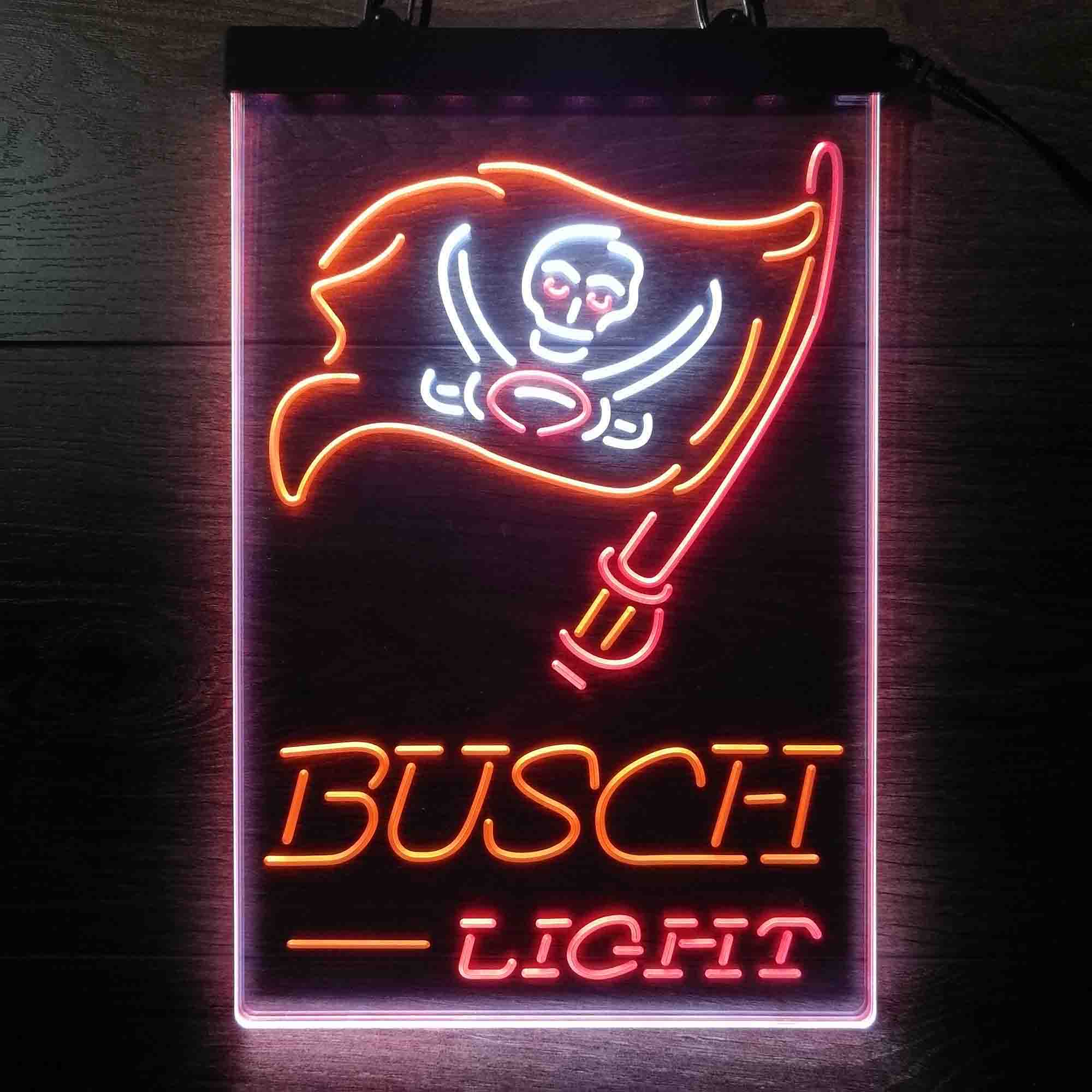 Tampa Bay Buccaneers Busch  Led Light Sign