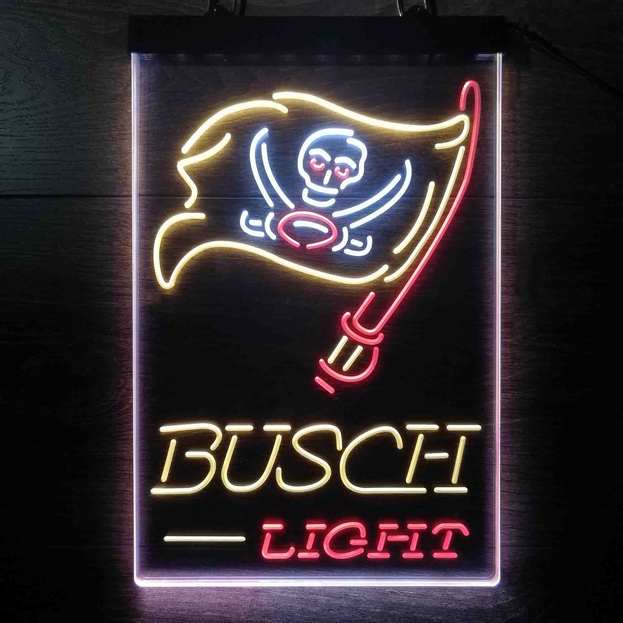 Tampa Bay Buccaneers Busch  Led Light Sign