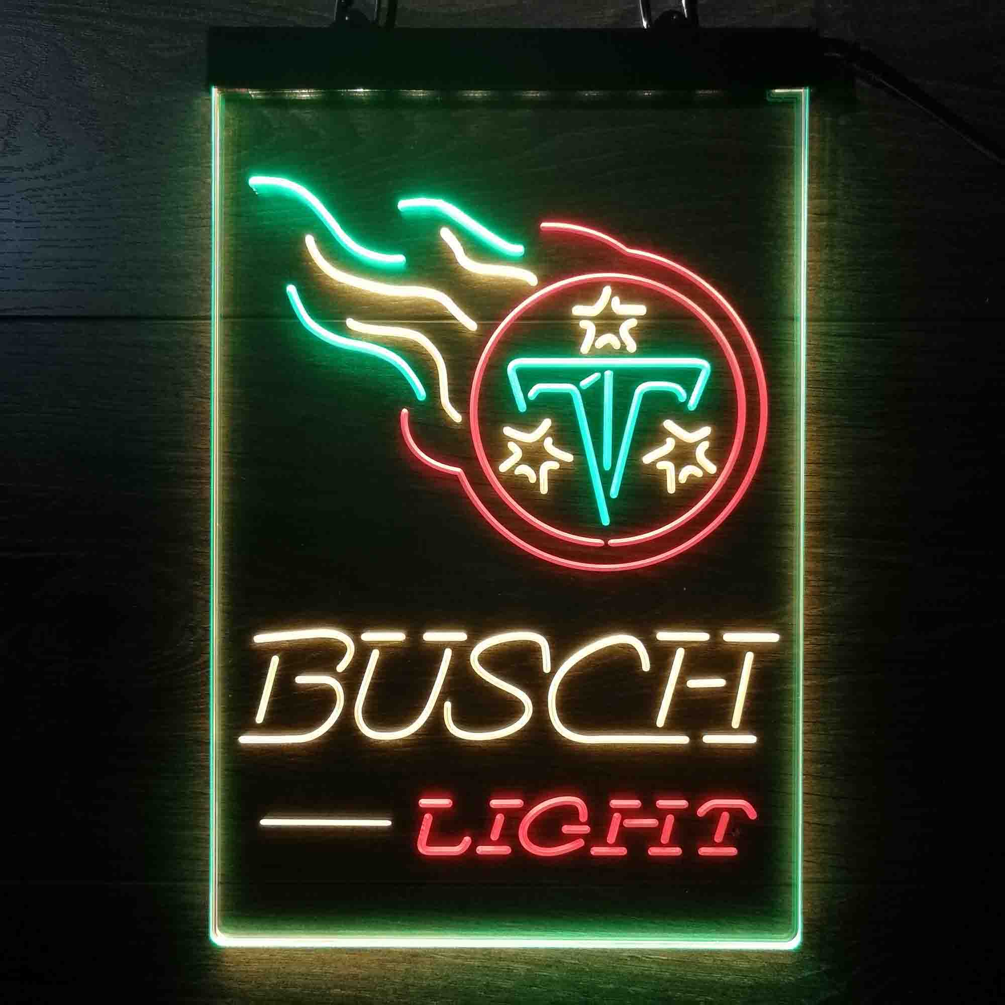 Tennessee Titans Busch  Led Light Sign 3 Colors