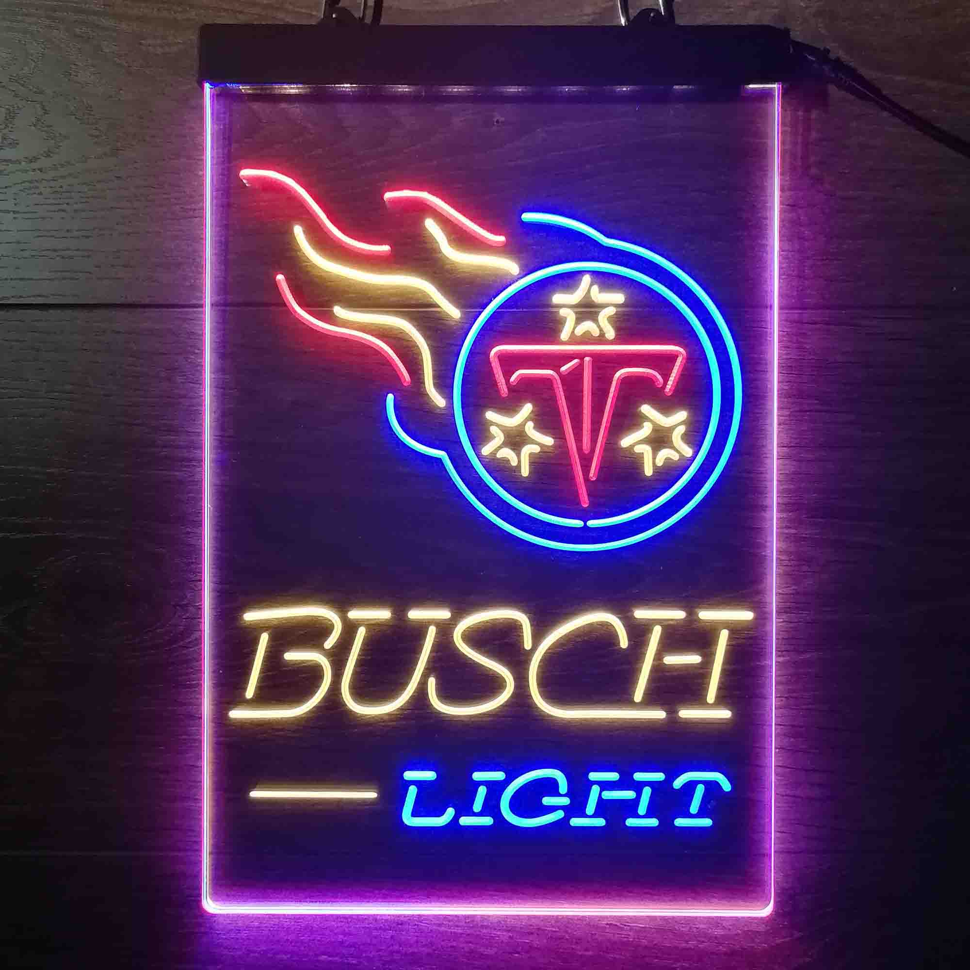 Tennessee Titans Busch  Led Light Sign 3 Colors