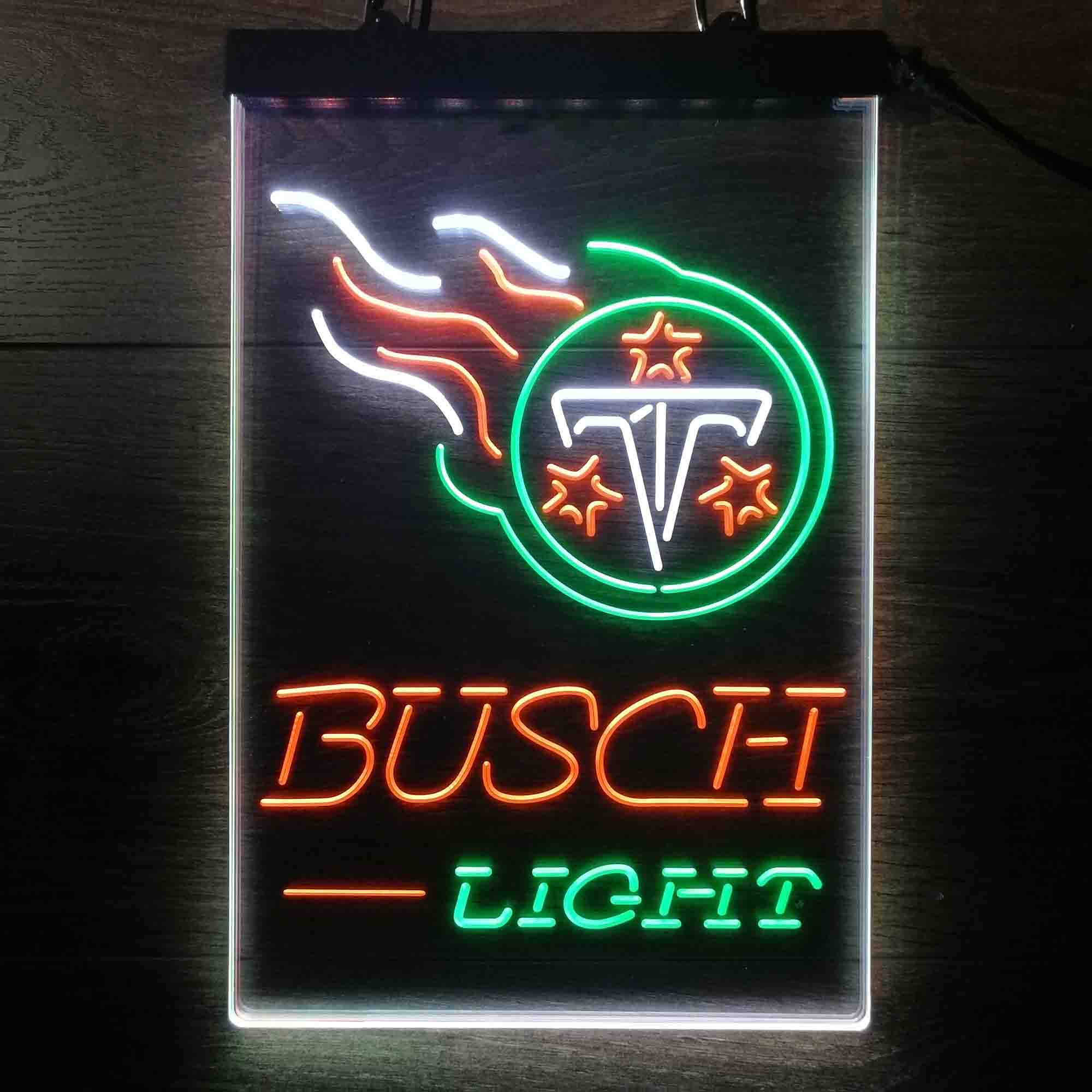 Tennessee Titans Busch  Led Light Sign 3 Colors