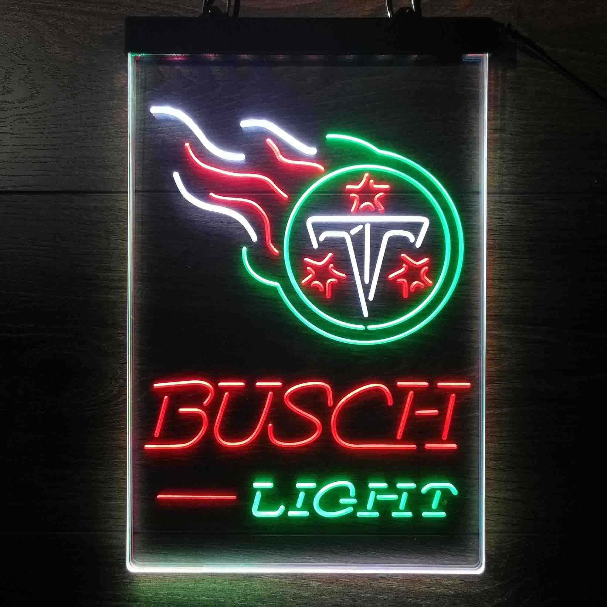 Tennessee Titans Busch  Led Light Sign 3 Colors