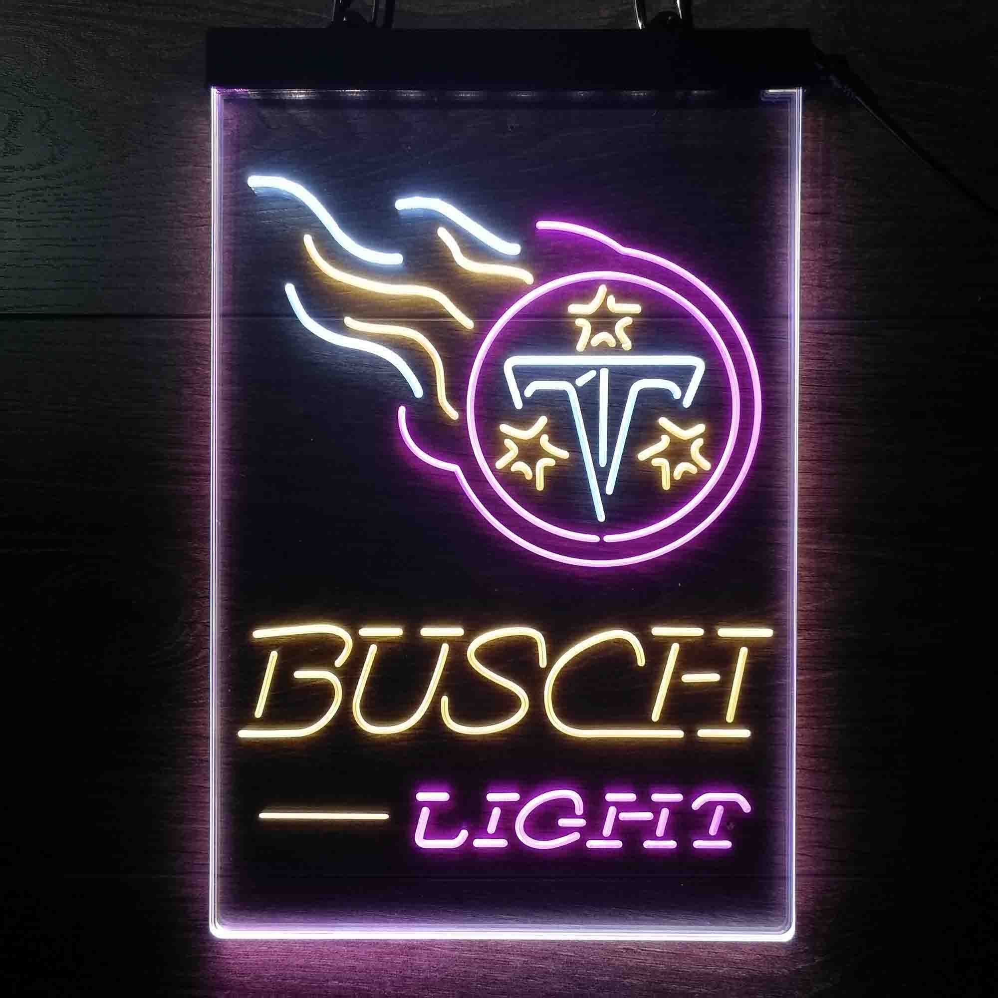 Tennessee Titans Busch  Led Light Sign 3 Colors