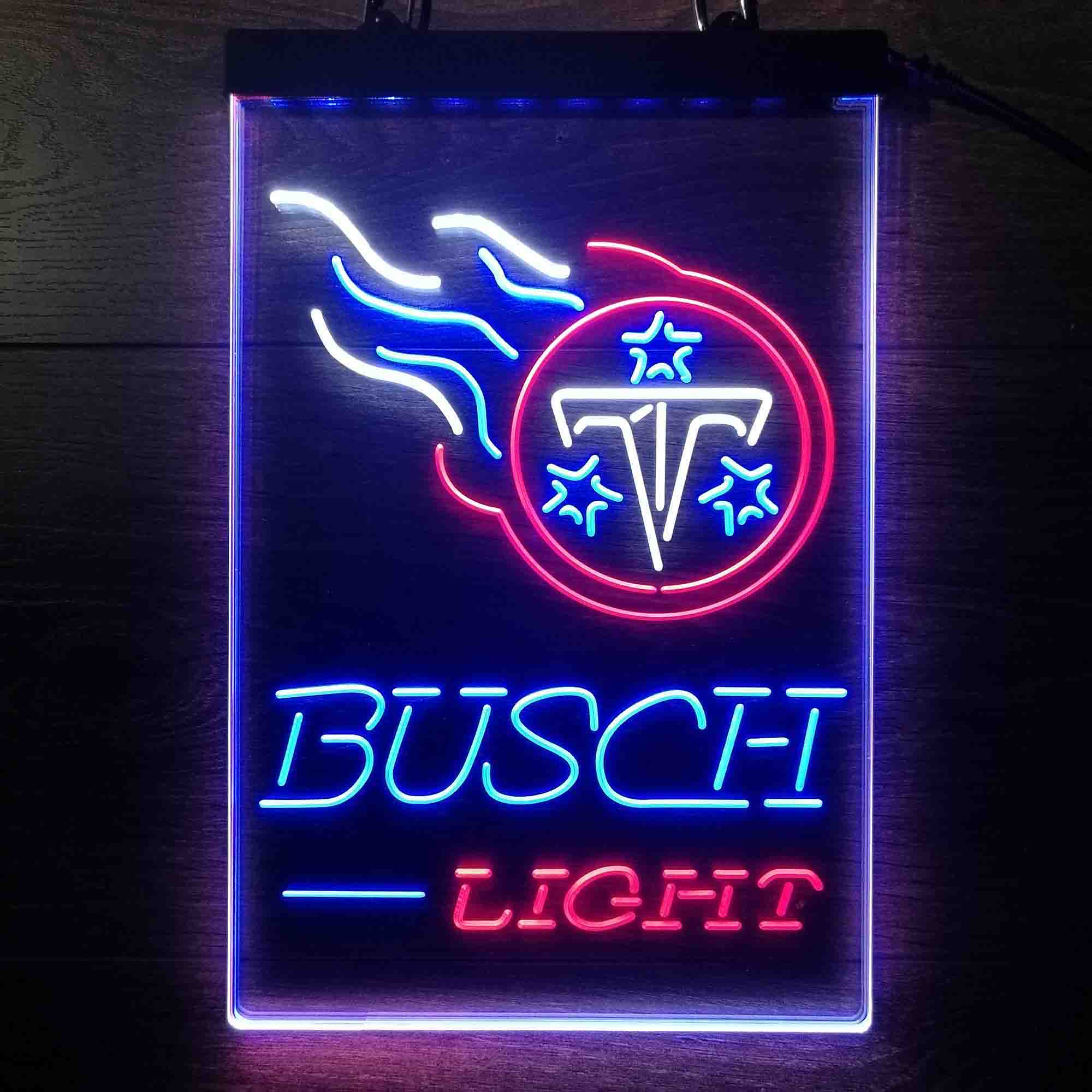 Tennessee Titans Busch  Led Light Sign 3 Colors