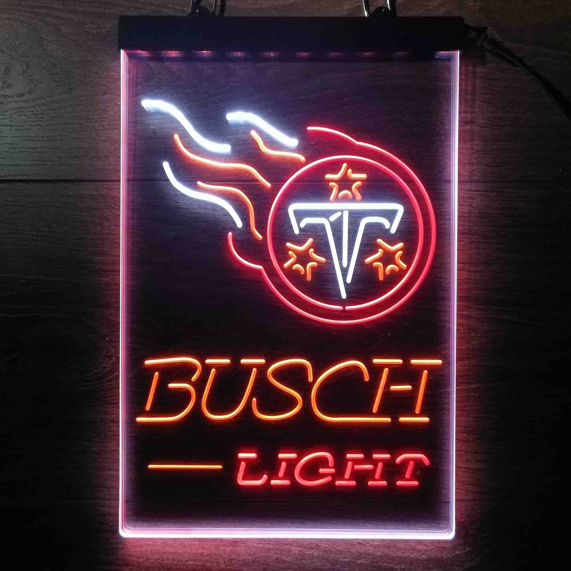 Tennessee Titans Busch  Led Light Sign 3 Colors