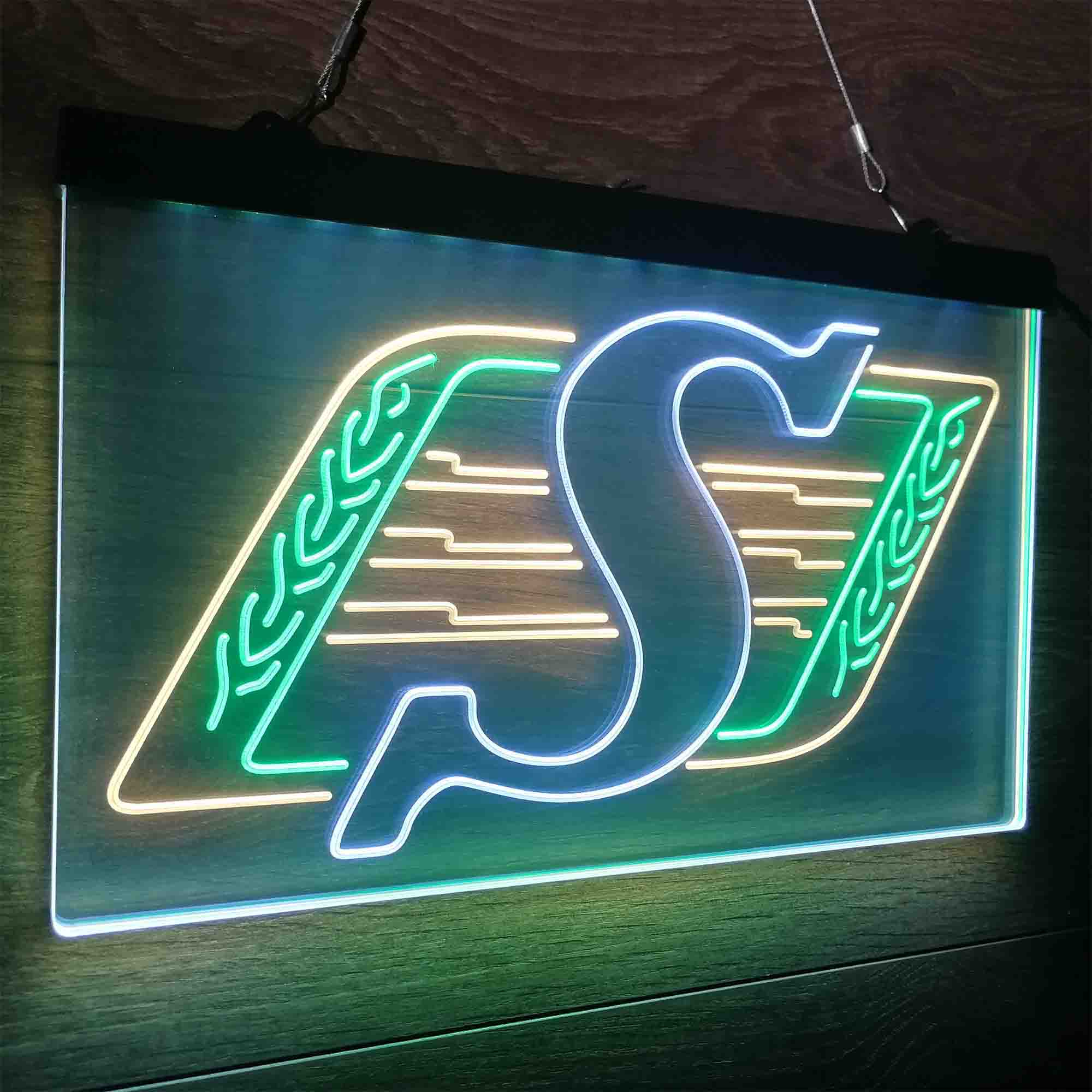 Saskatchewan Roughriders Neon LED Sign 3 Colors